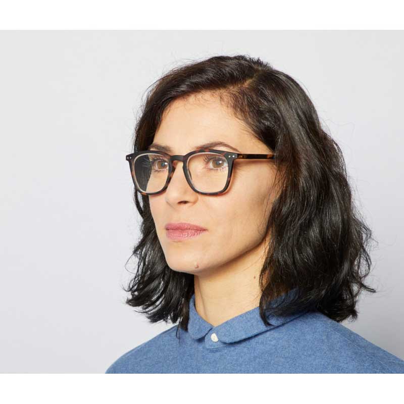 Reading Glasses # E - The Trapeze - Tortoise