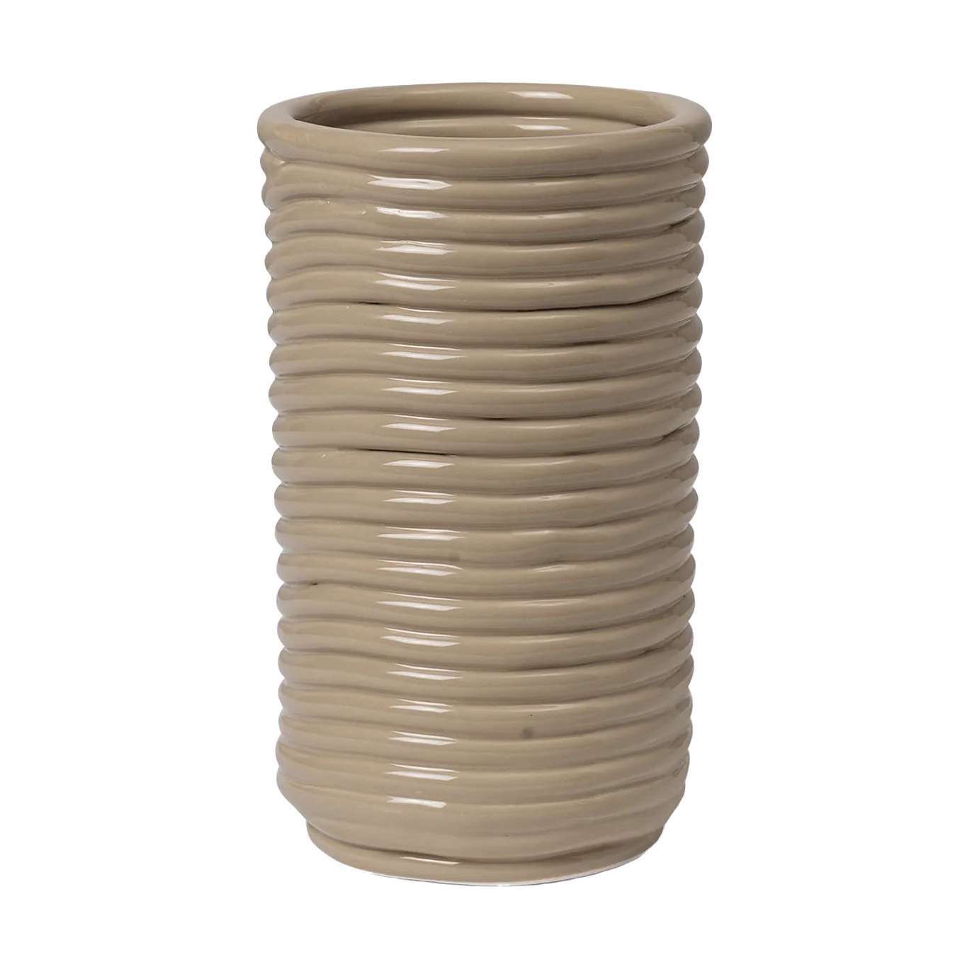 ferm LIVING | Corduroy Vase - Cashmere
