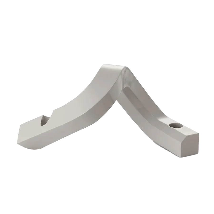 Normann Copenhagen | Crooked Candlestick Holder Two - Warm Grey