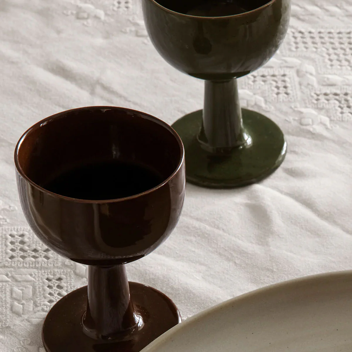 ferm LIVING | Floccula Wine Glass - Green