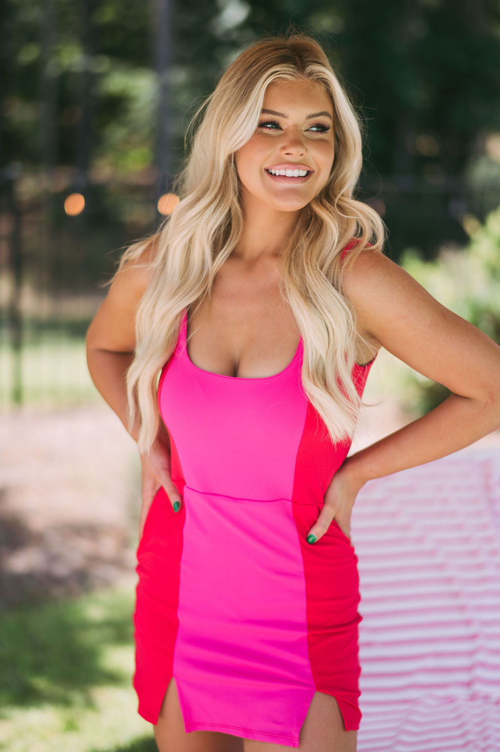 Lizzy Tennis Dress Red/Pink