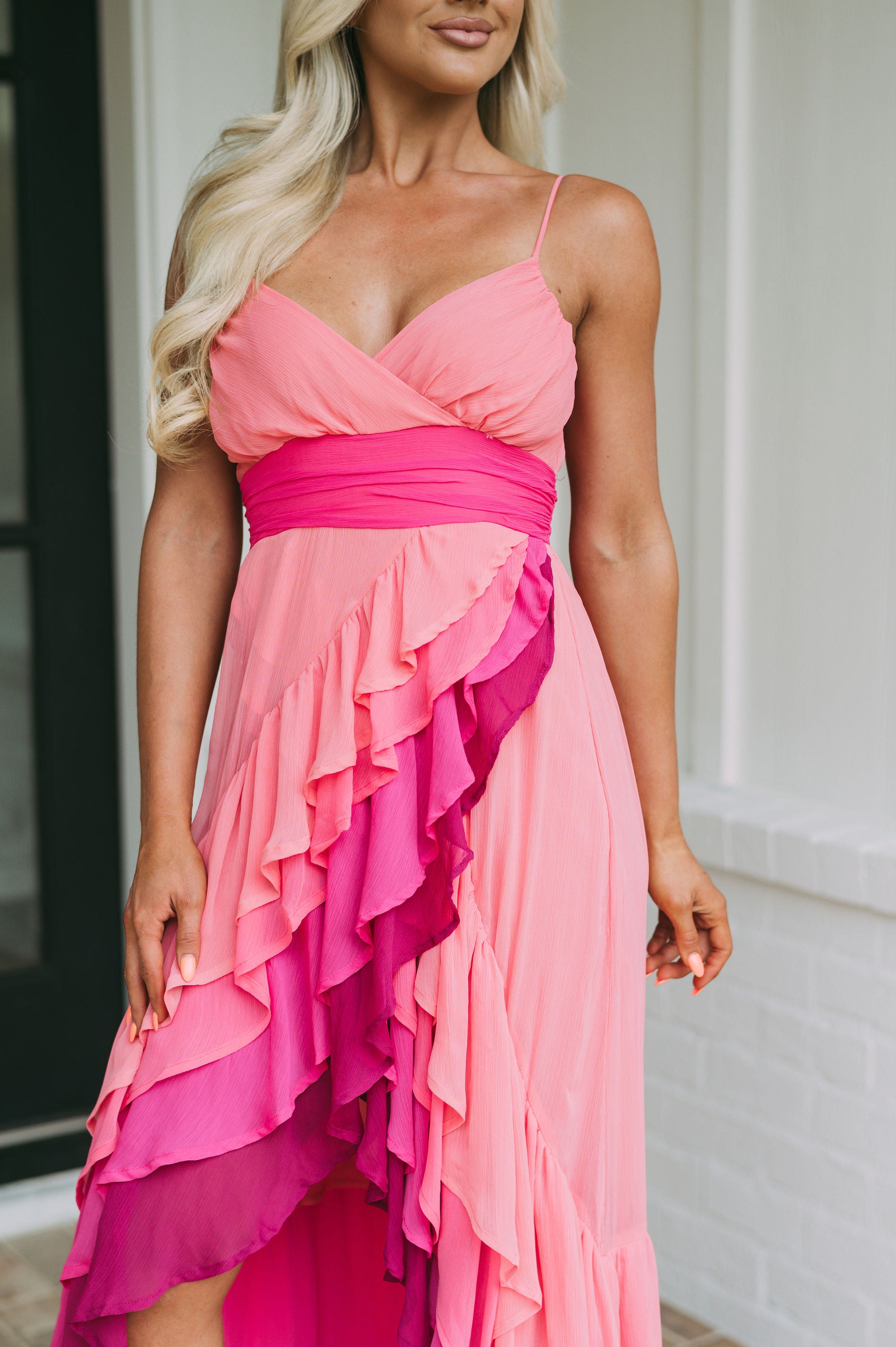 Love Spark Ruffle Dress