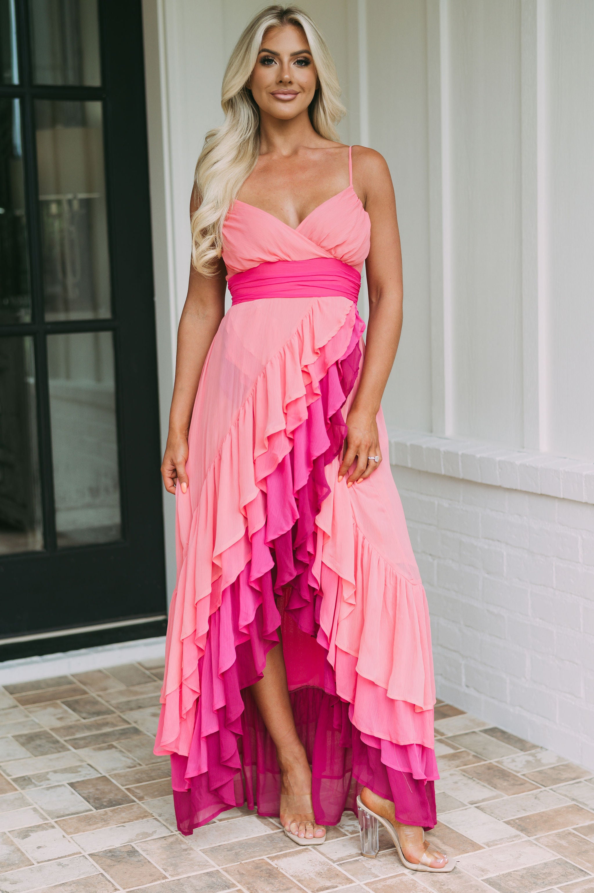 Love Spark Ruffle Dress