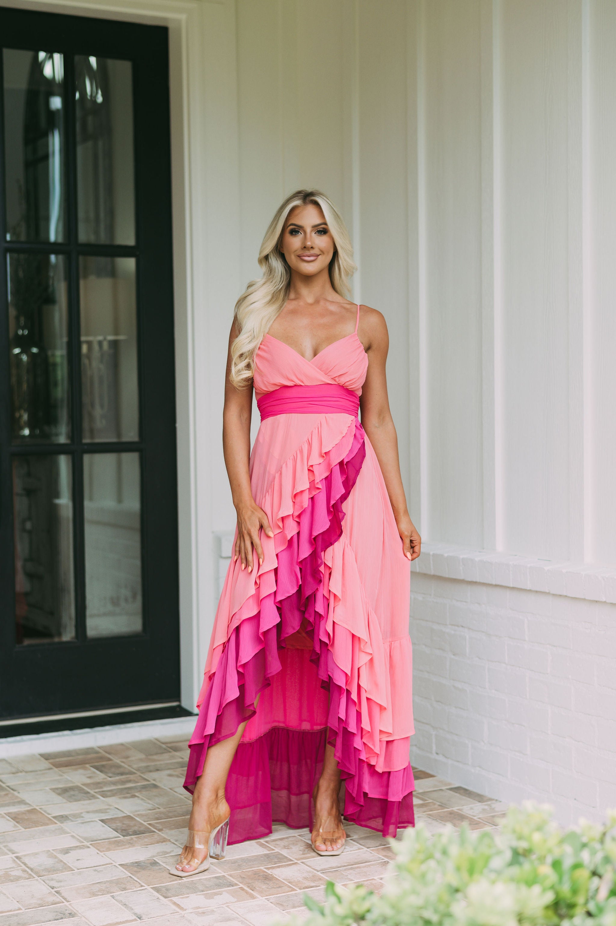 Love Spark Ruffle Dress