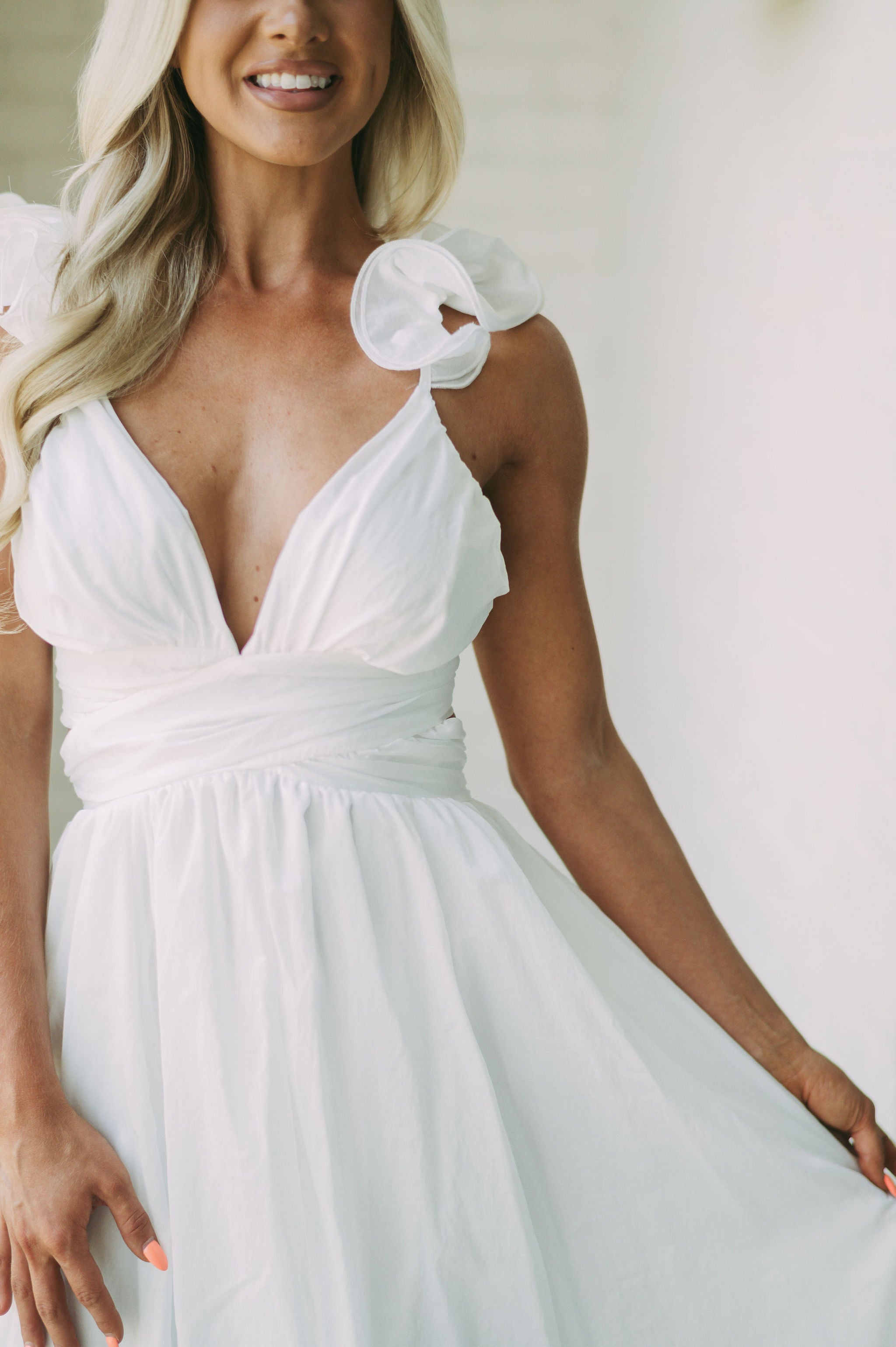 Neely Maxi DressWhite