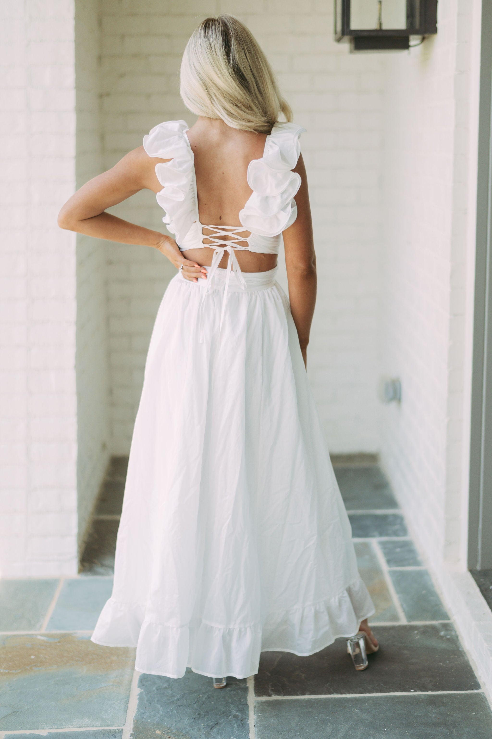 Neely Maxi DressWhite