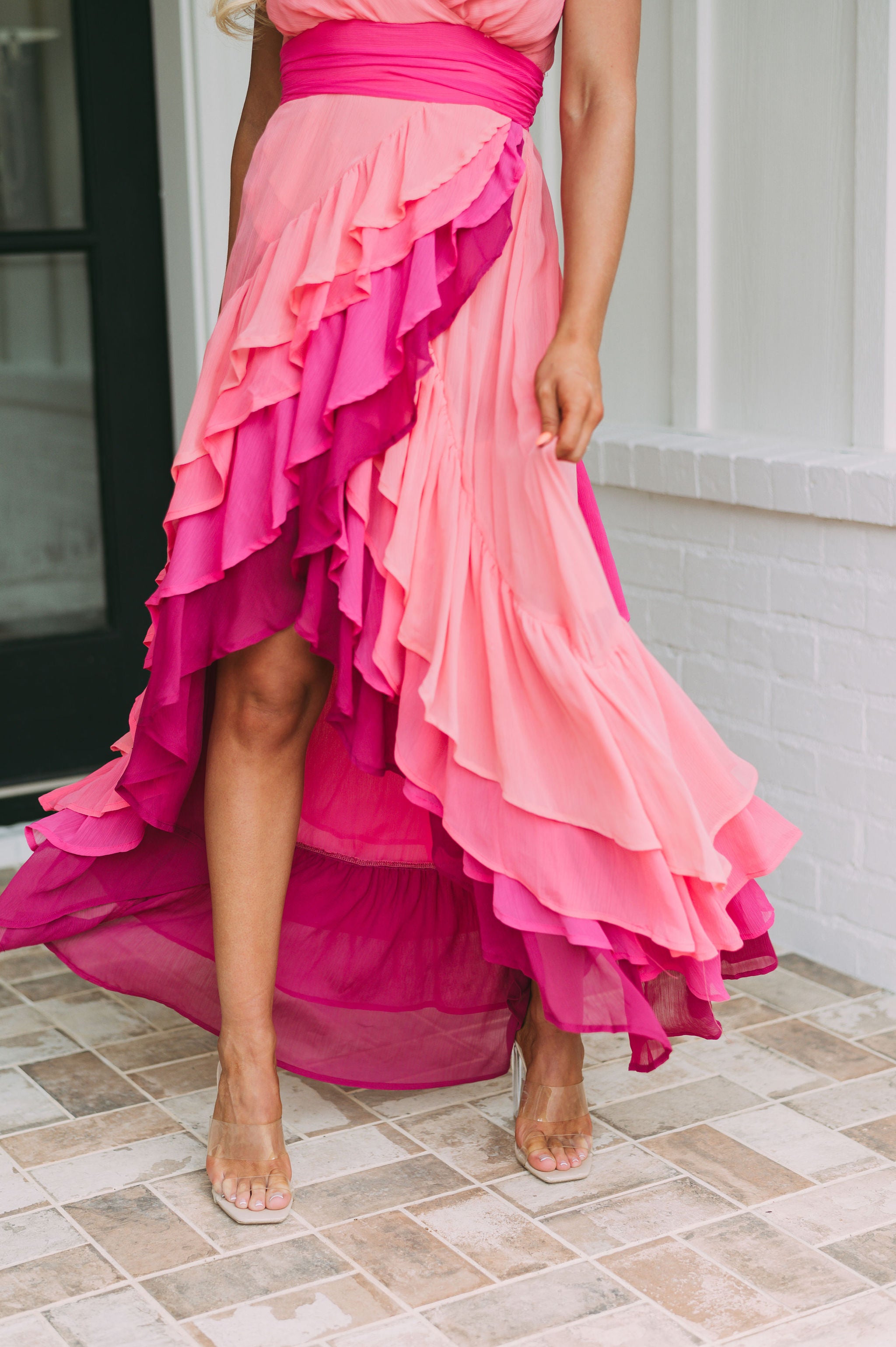 Love Spark Ruffle Dress