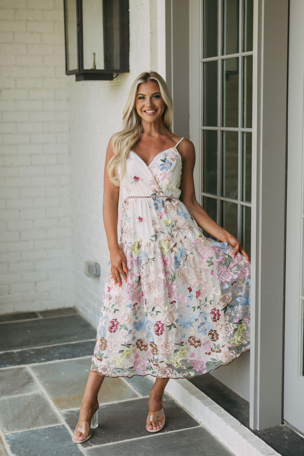 Kelsey Floral Midi Dress
