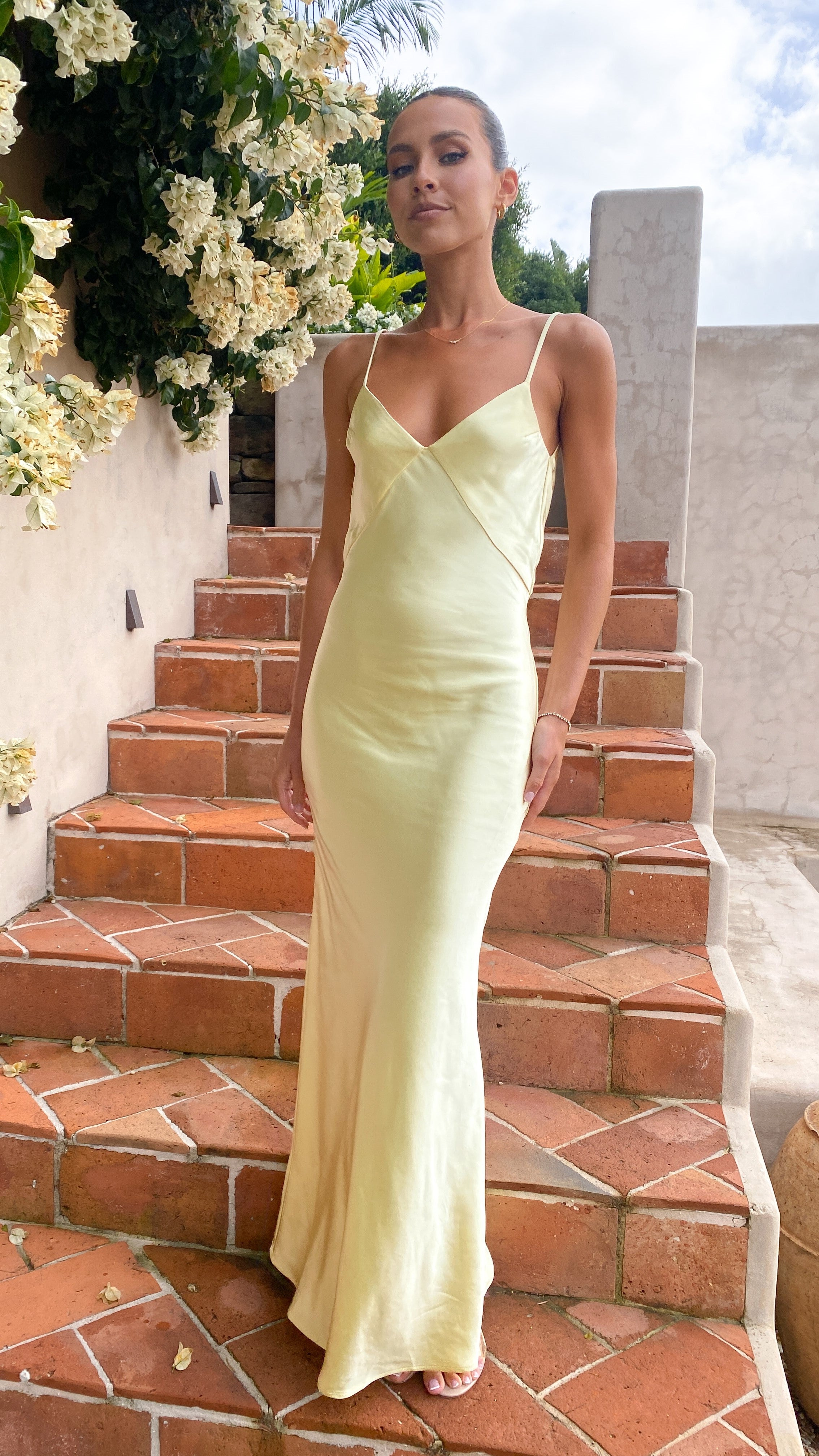 Gisella Maxi Dress Yellow
