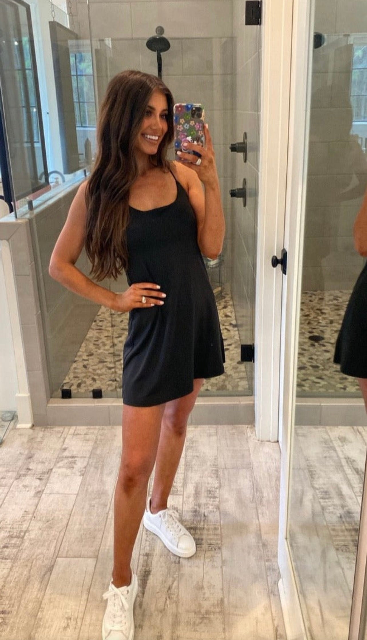 Callie Tennis Dress-Black