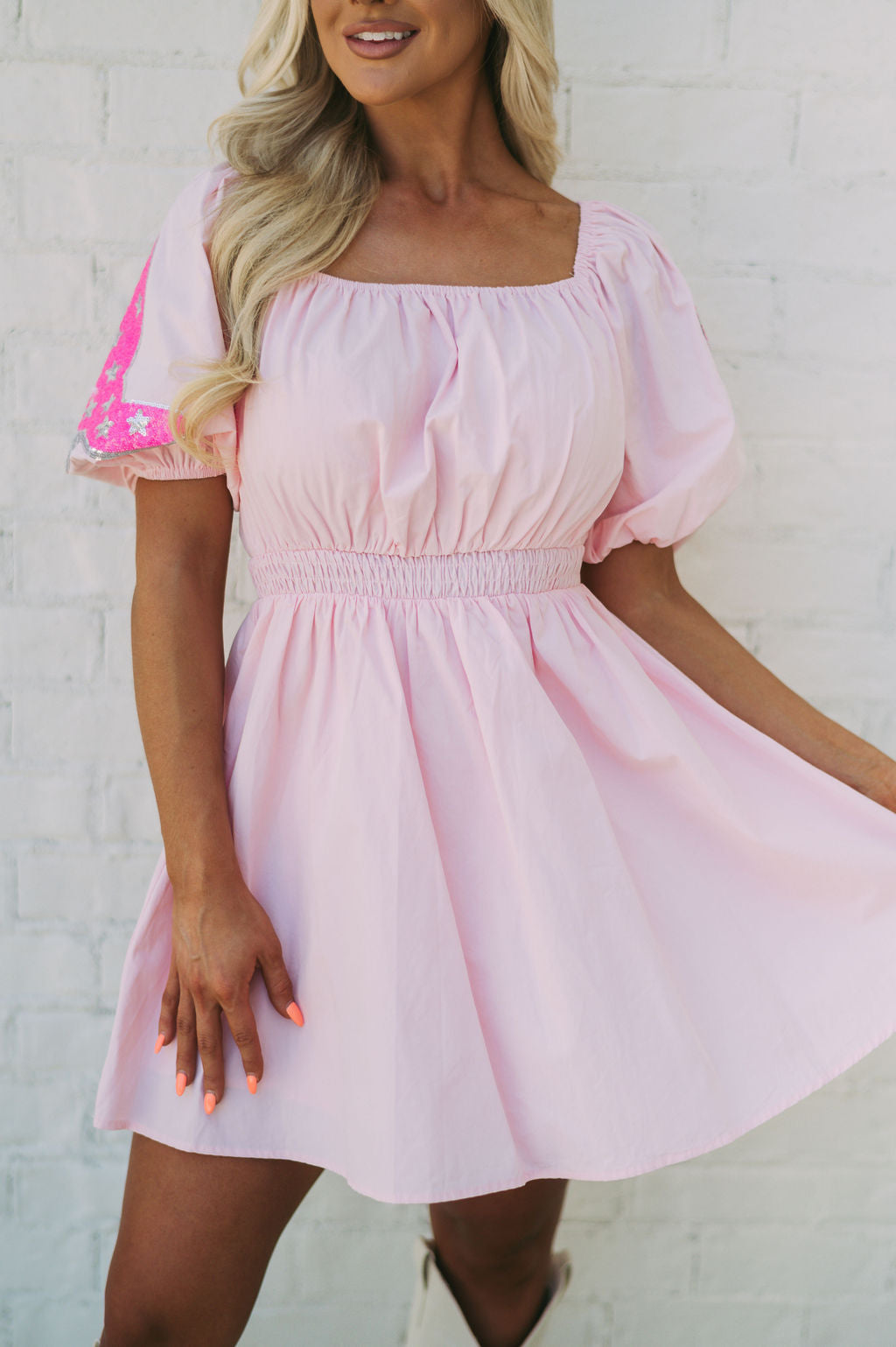 Sequin Cowgirl Accented Dress