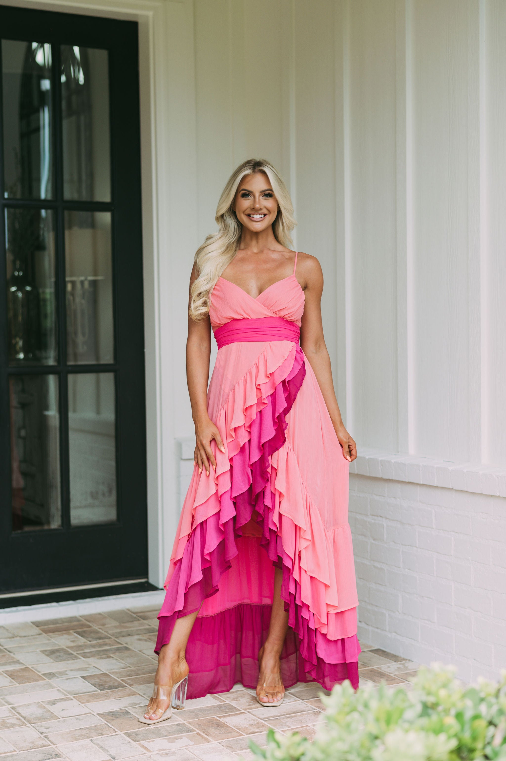 Love Spark Ruffle Dress