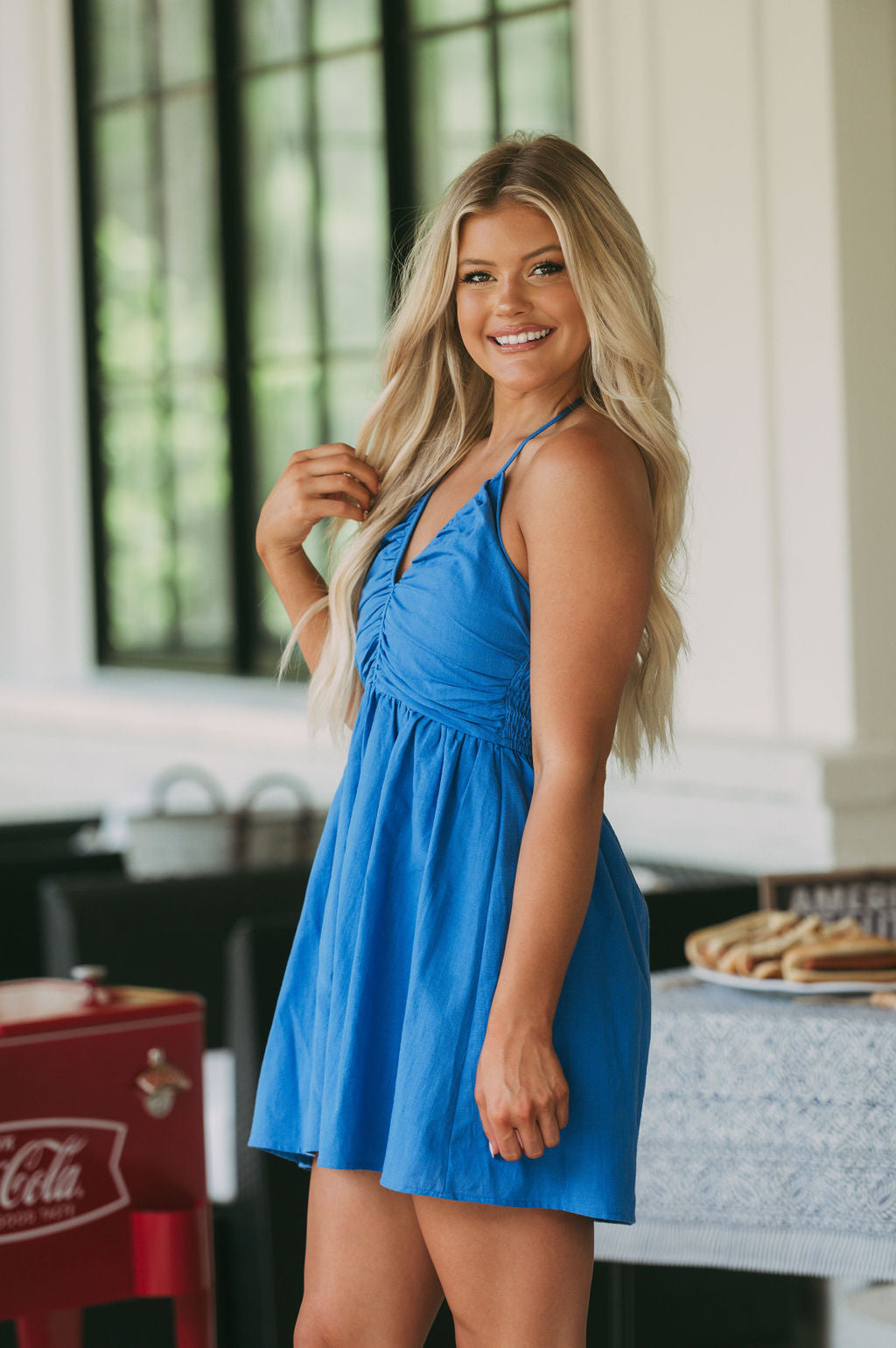 Macie Halter DressBlue