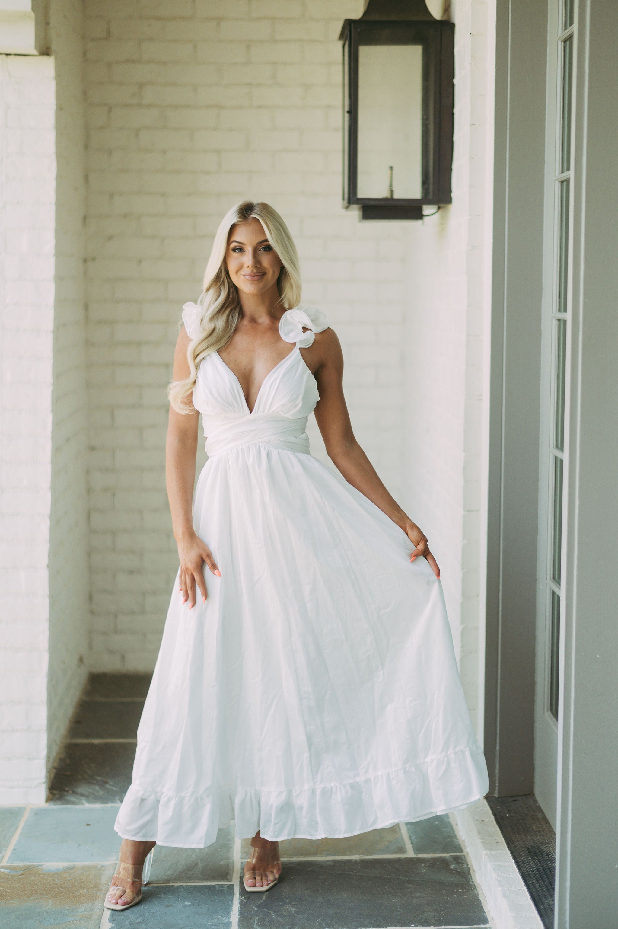 Neely Maxi DressWhite