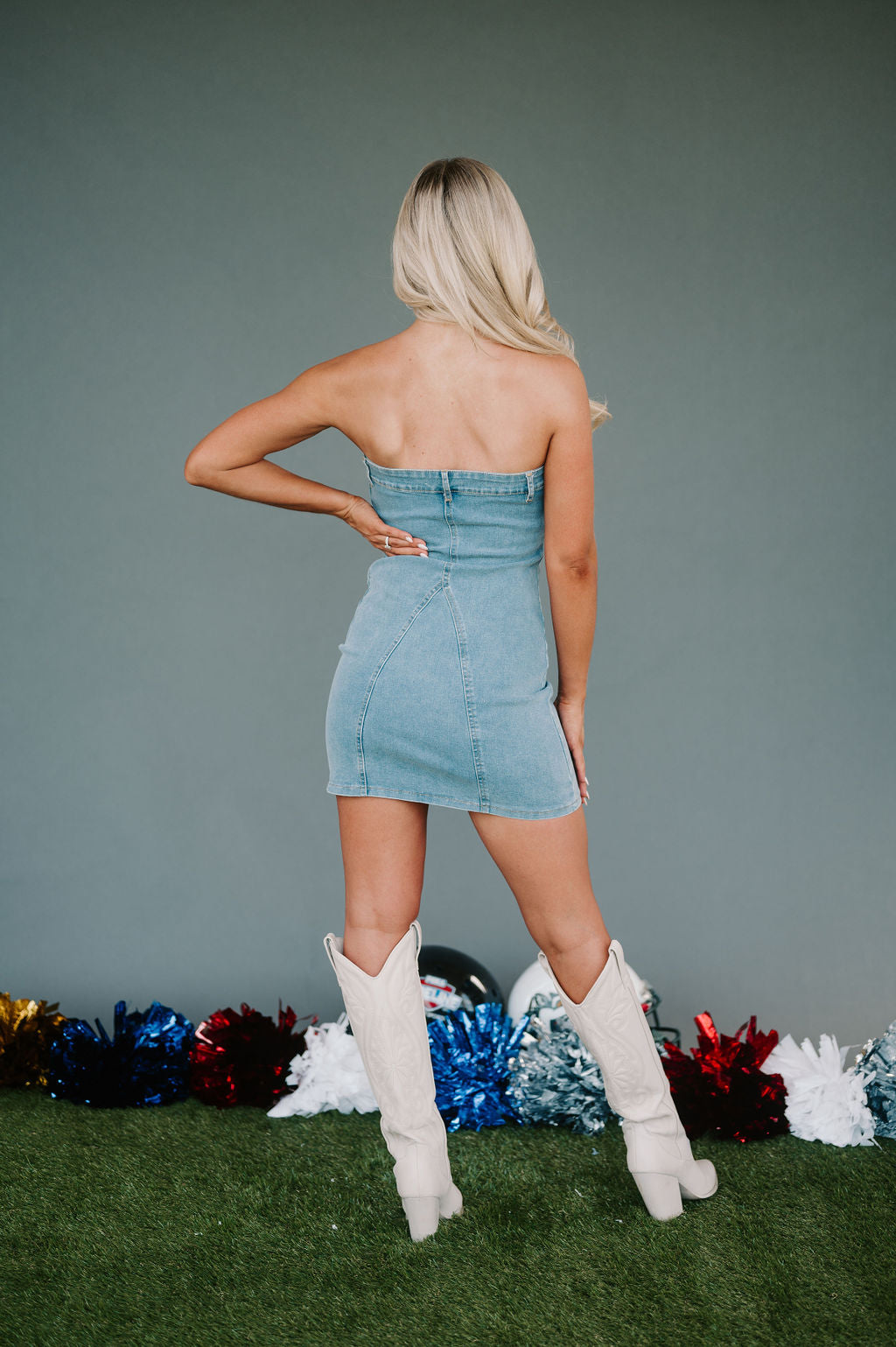 Ally Denim Mini Dress