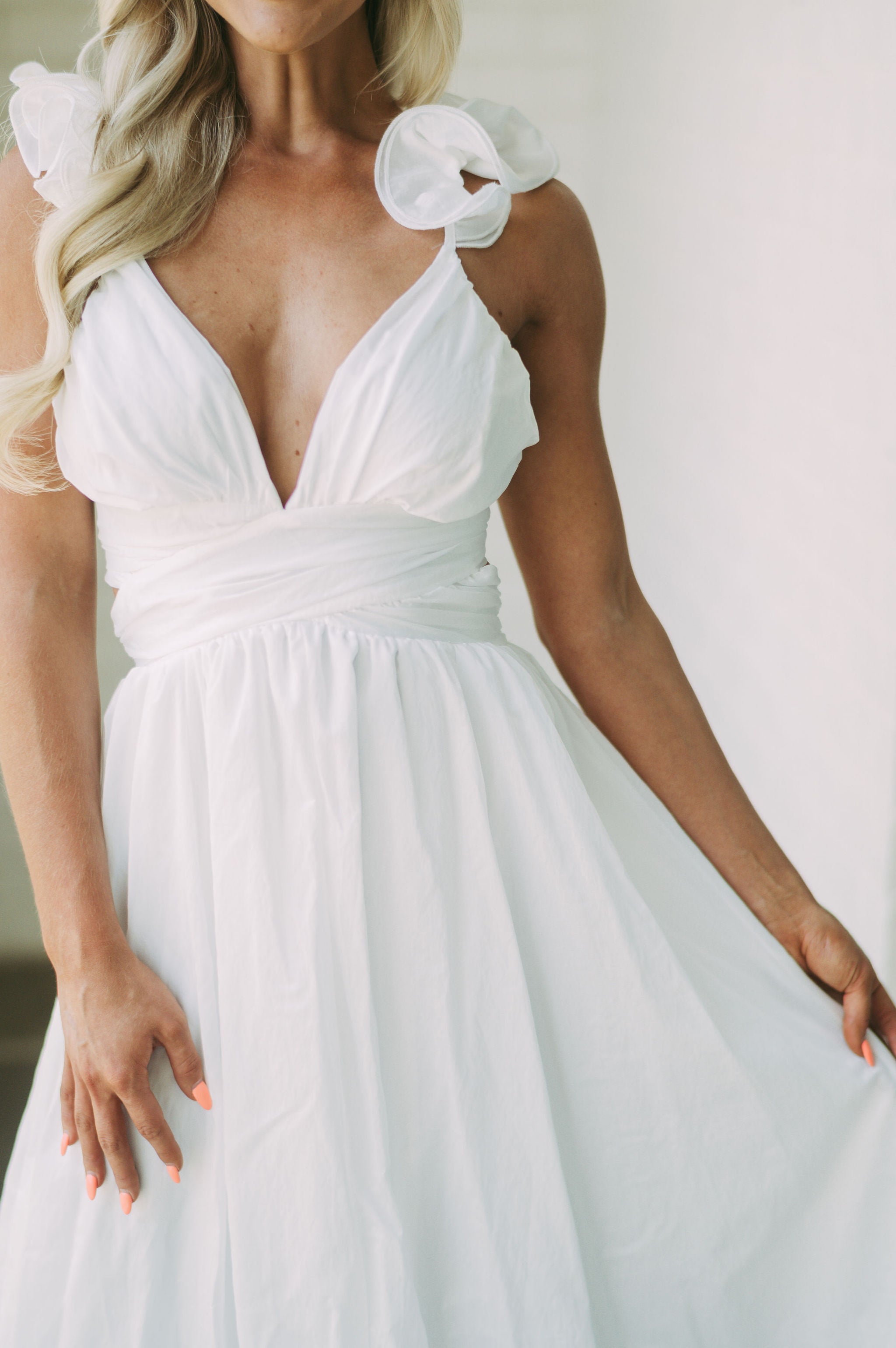 Neely Maxi DressWhite