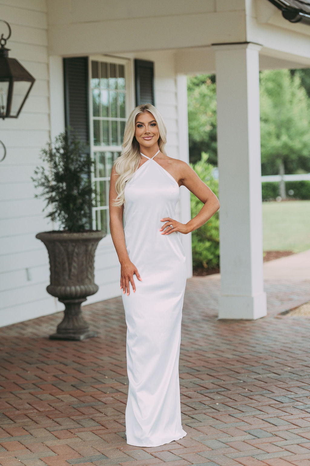 The One Maxi Gown White