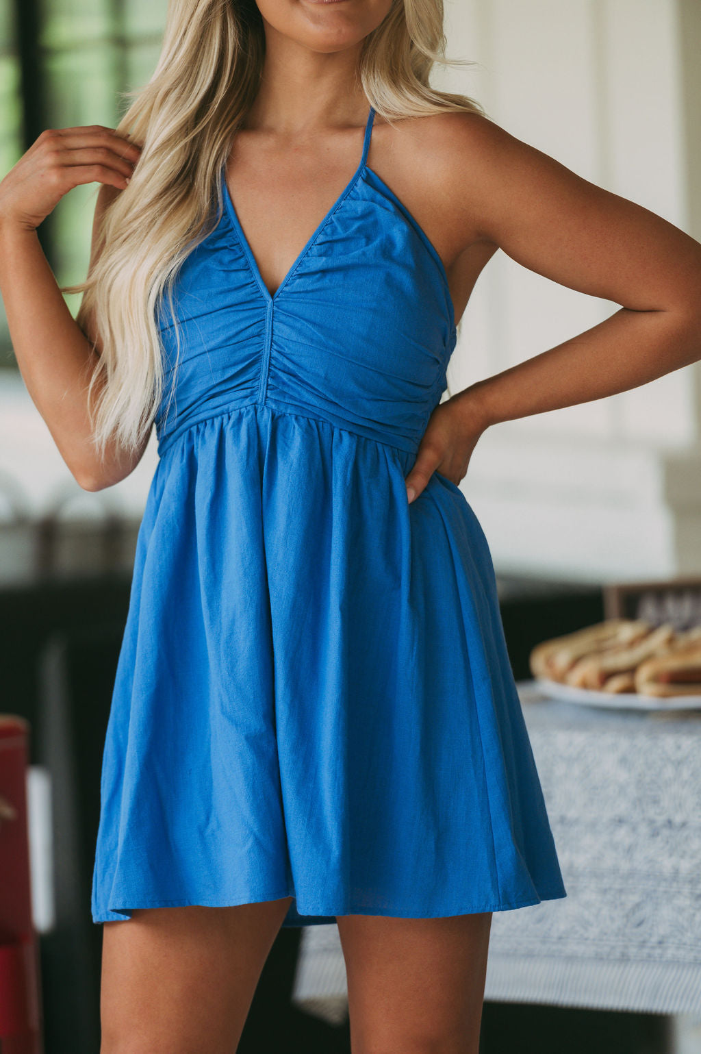 Macie Halter DressBlue