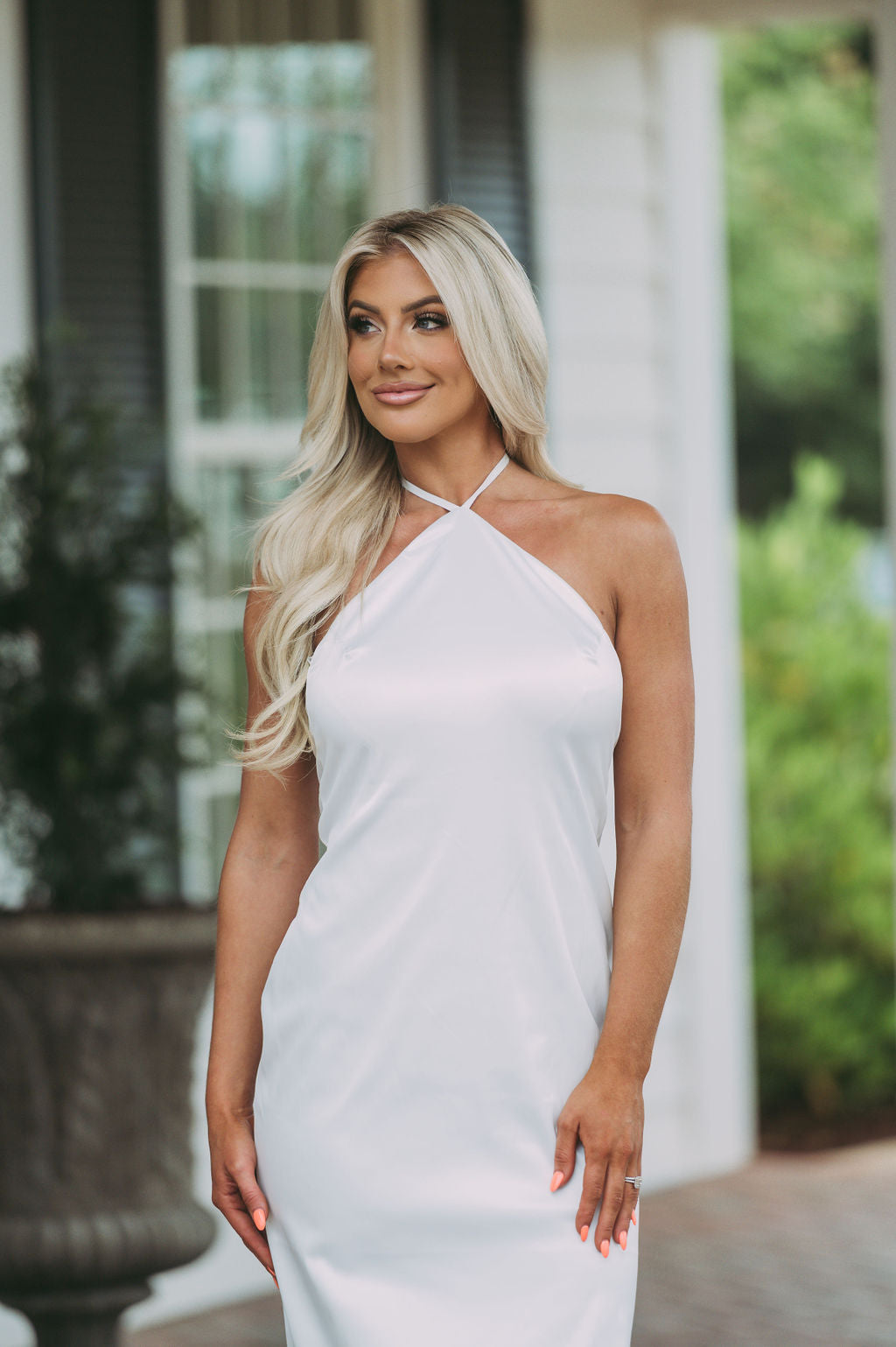 The One Maxi Gown White