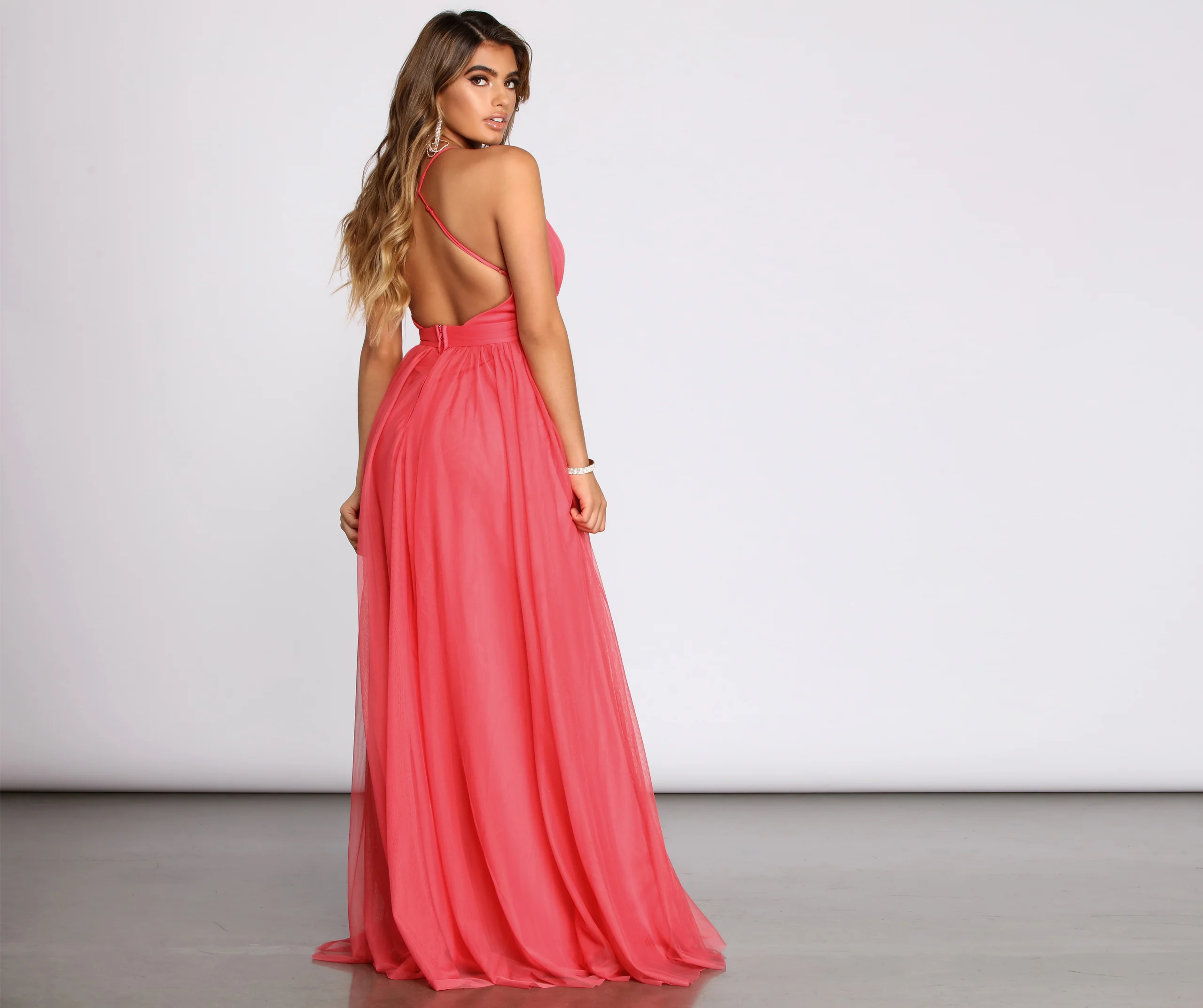 Jodi Tulle A-Line Dress