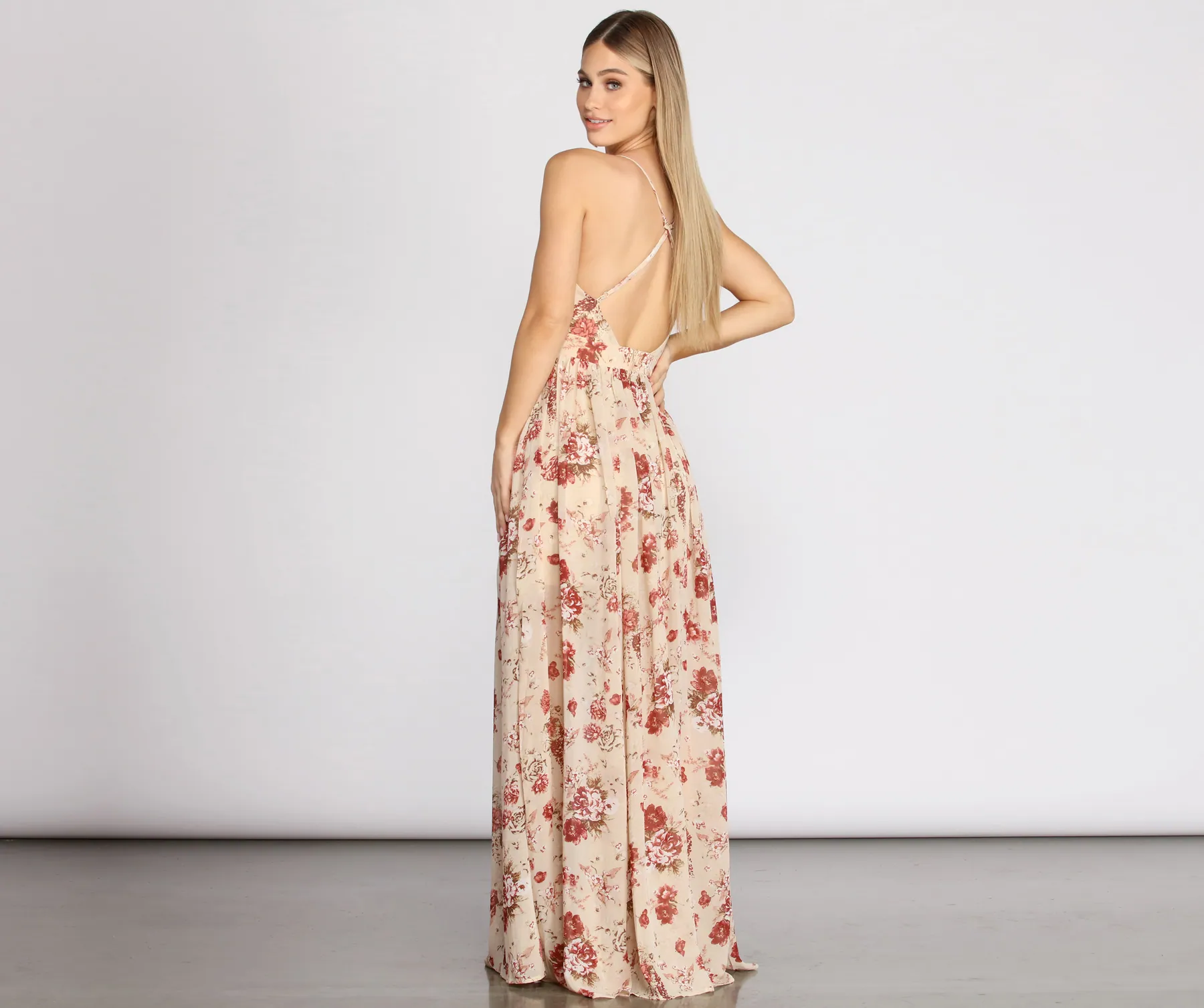 Lydia Floral A-Line Dress