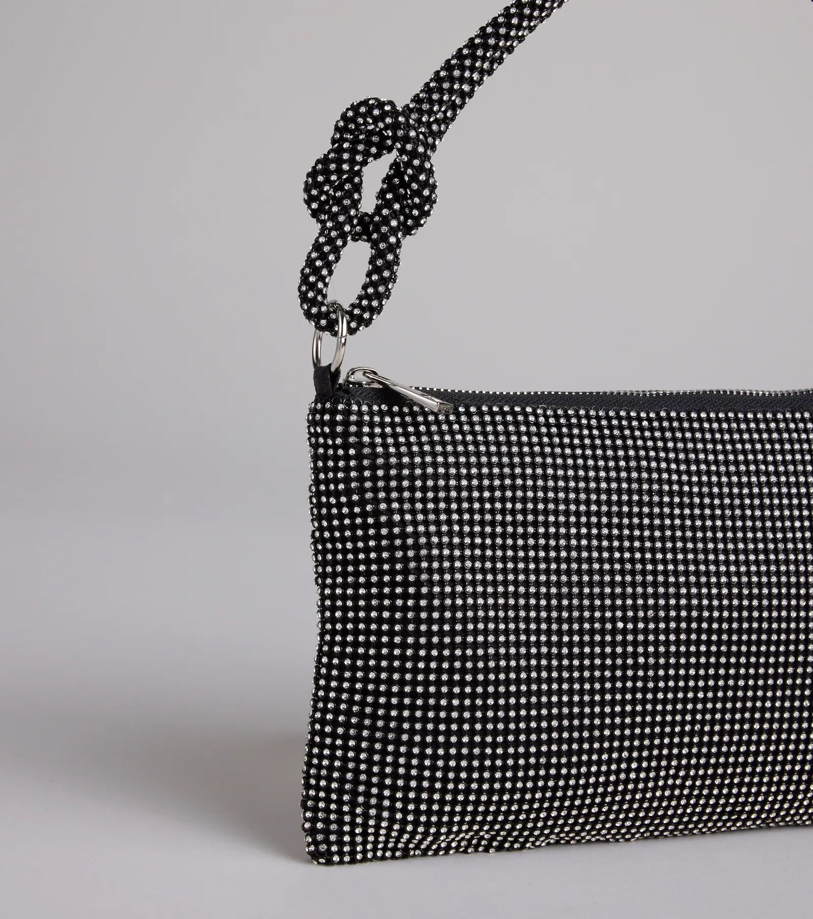 Glow Up Tonight Rhinestone Shoulder Bag