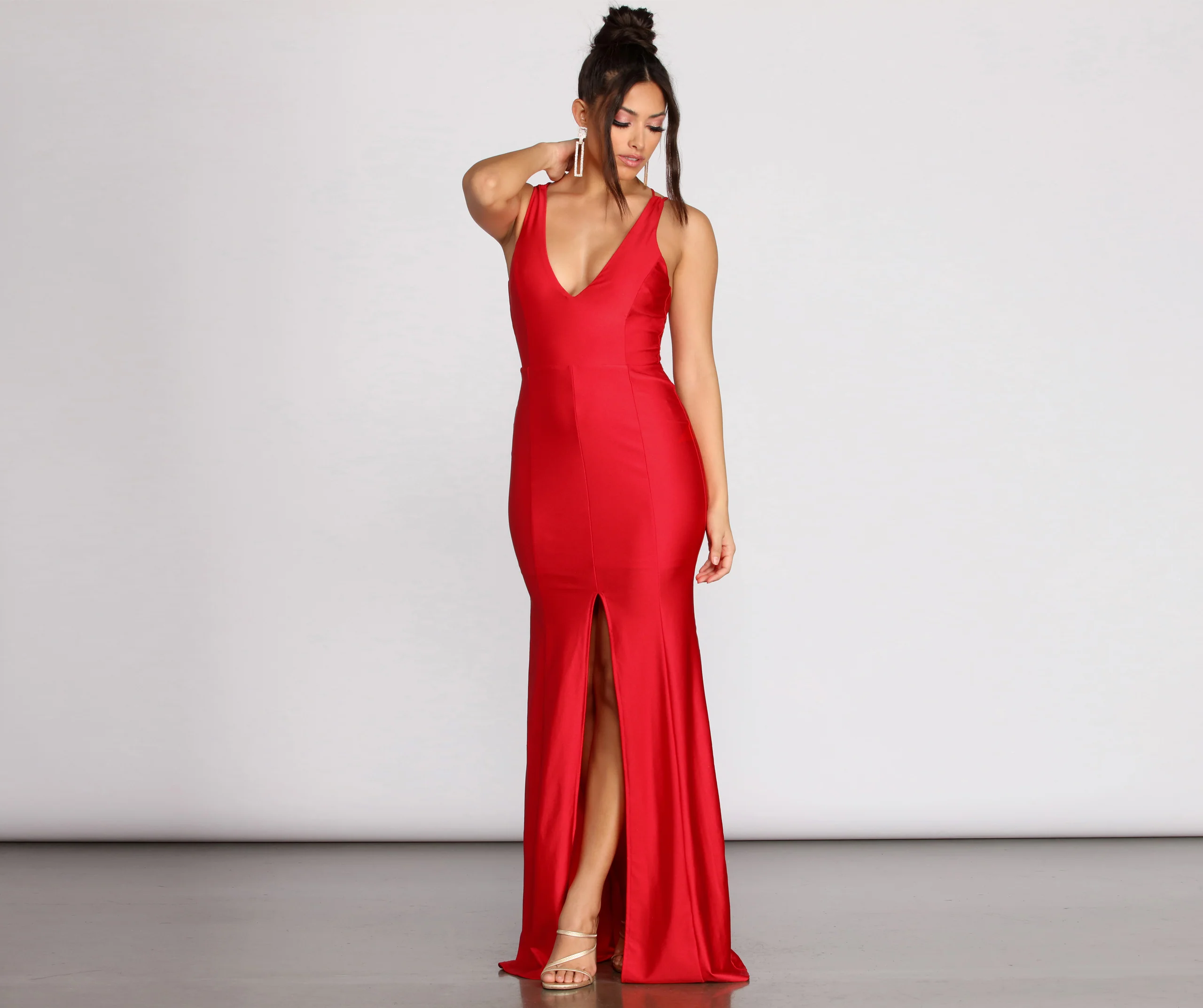 Sami Lace Up Mermaid Dress