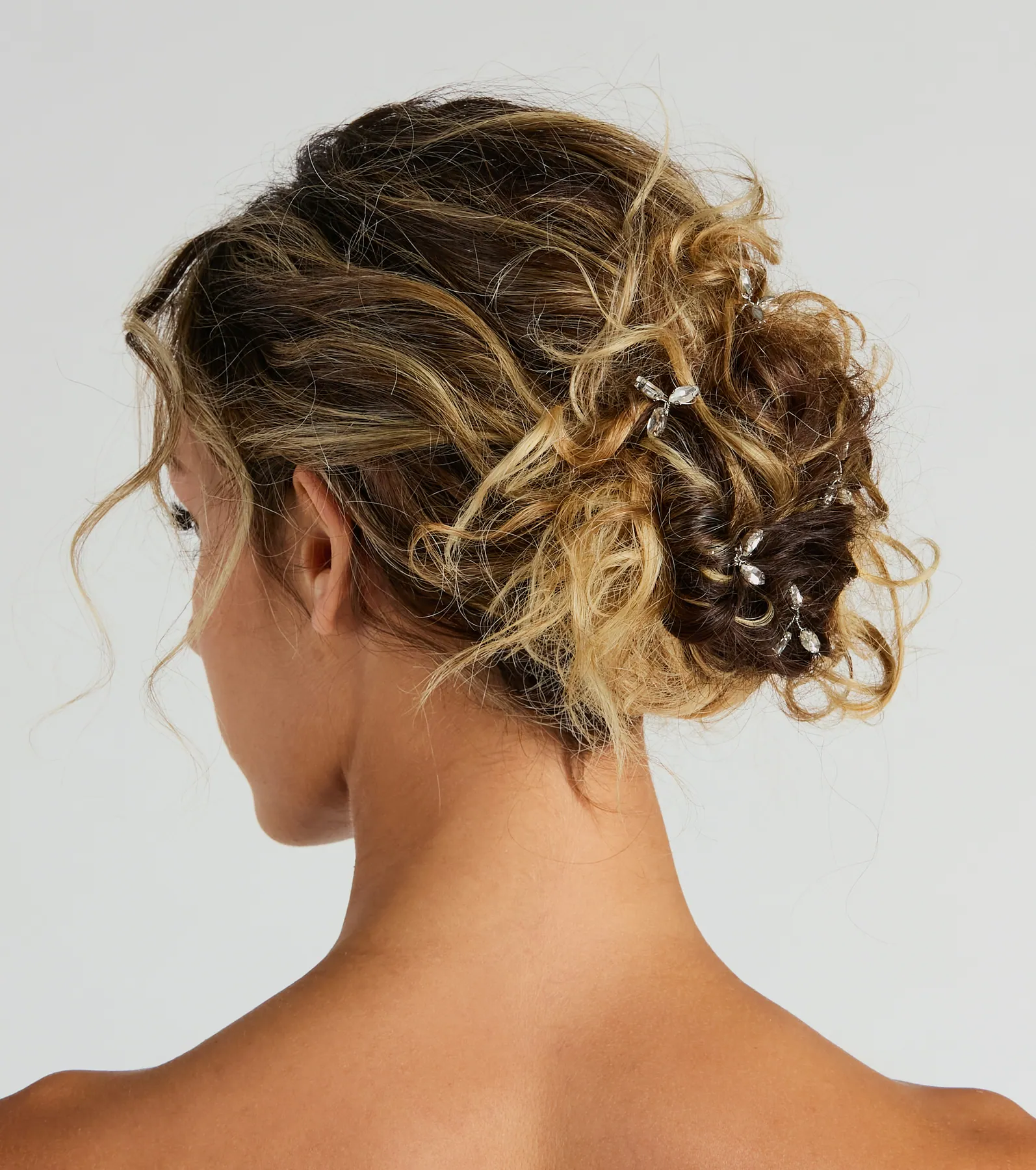 Glittery Addition Rhinestone Hair Pins