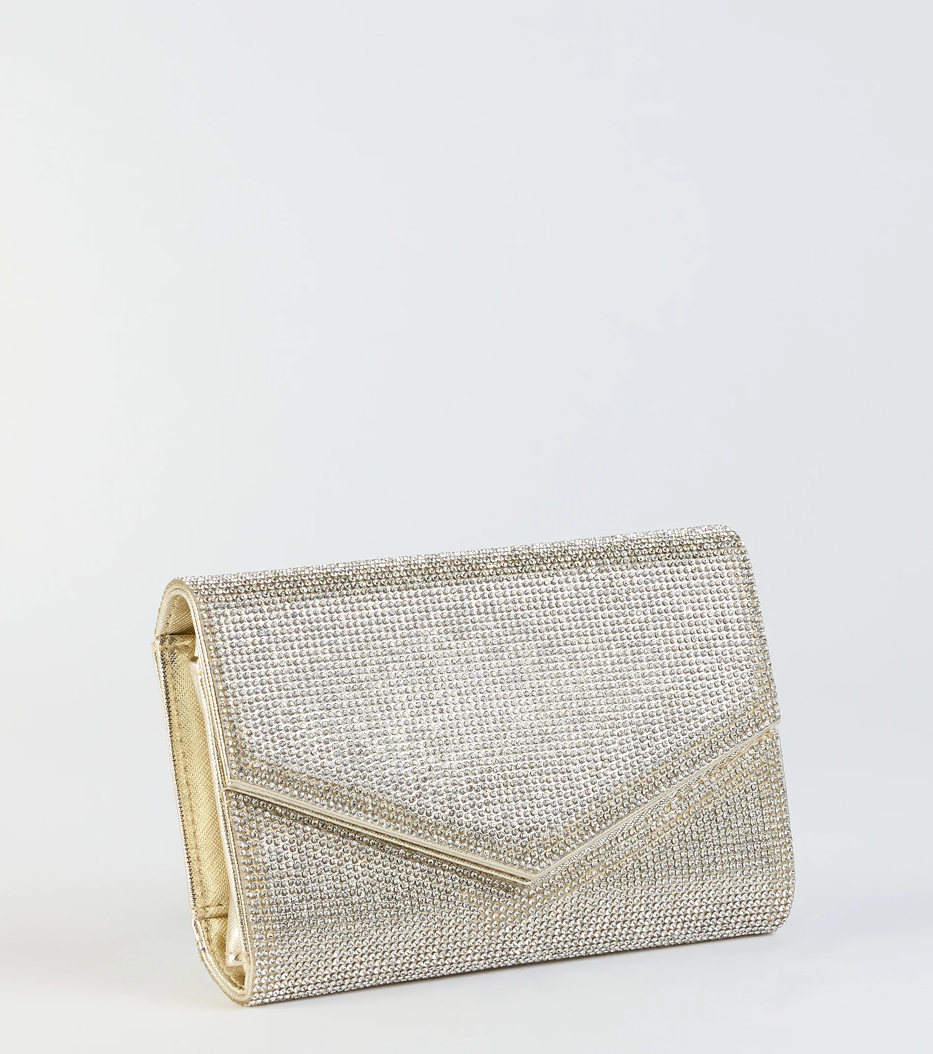 Stunning Glam Rhinestone Envelope Wristlet