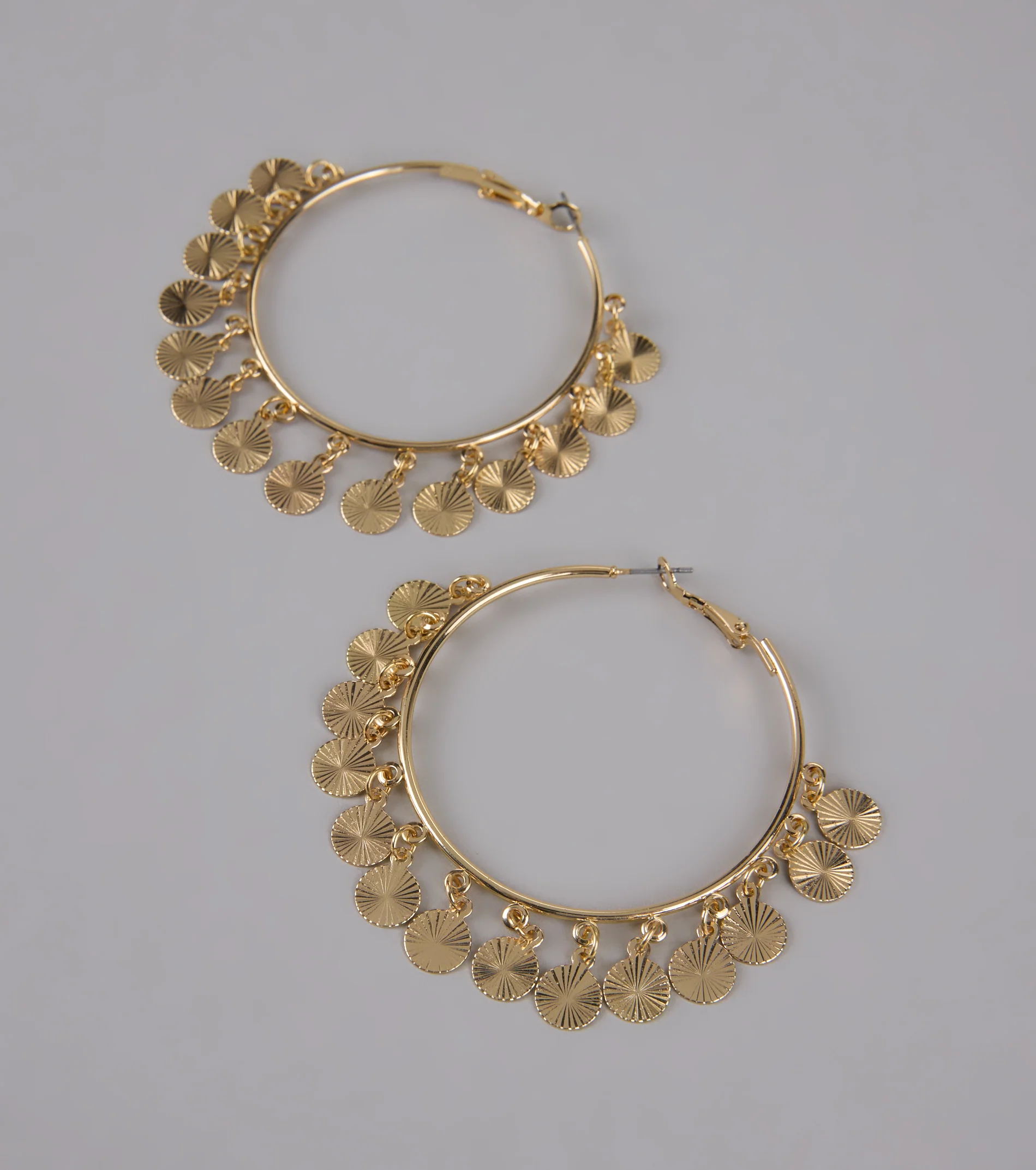 Turn Heads Fringe Hoop Earrings