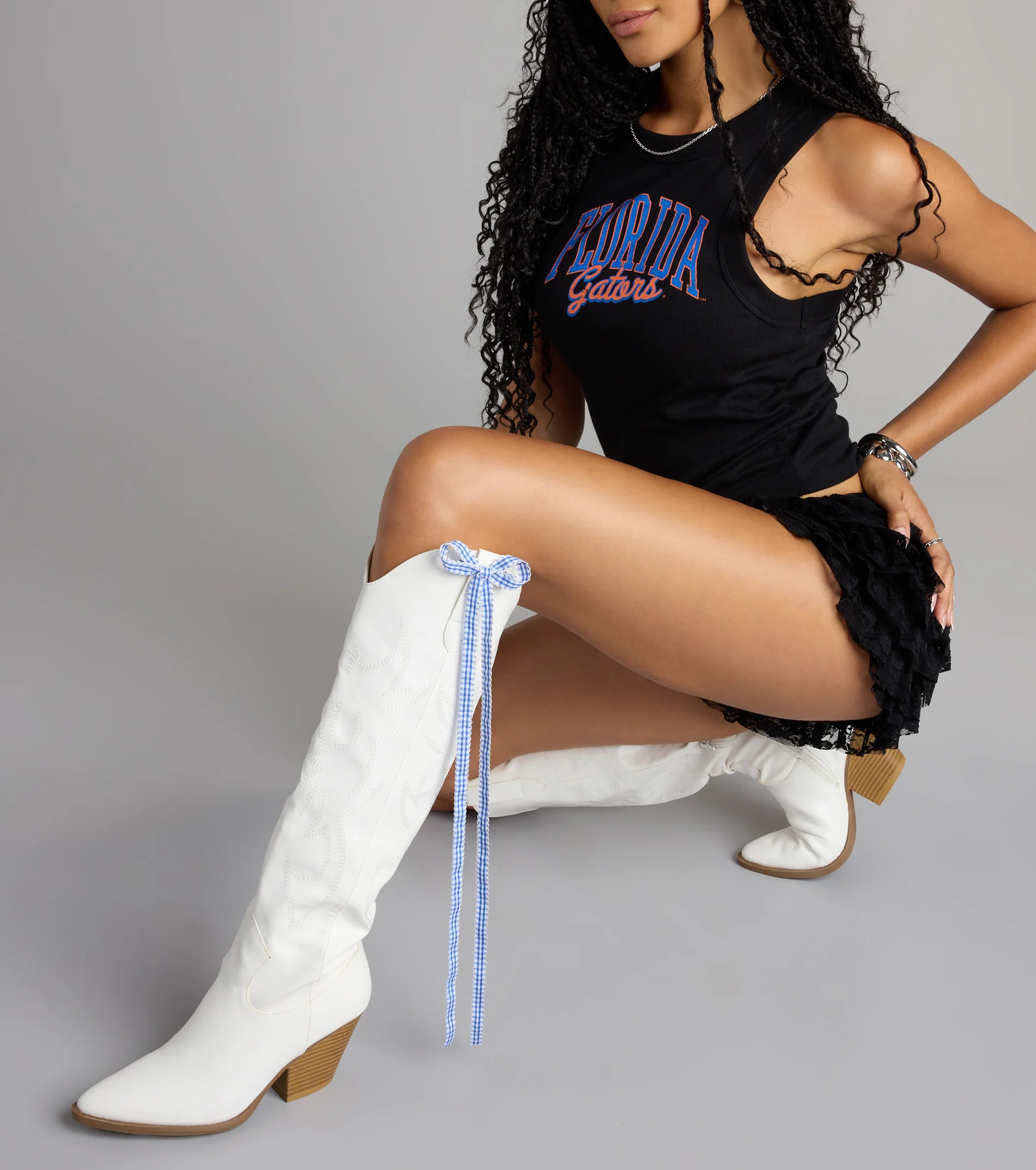 Gingham Goals Hair Bow Clip Set