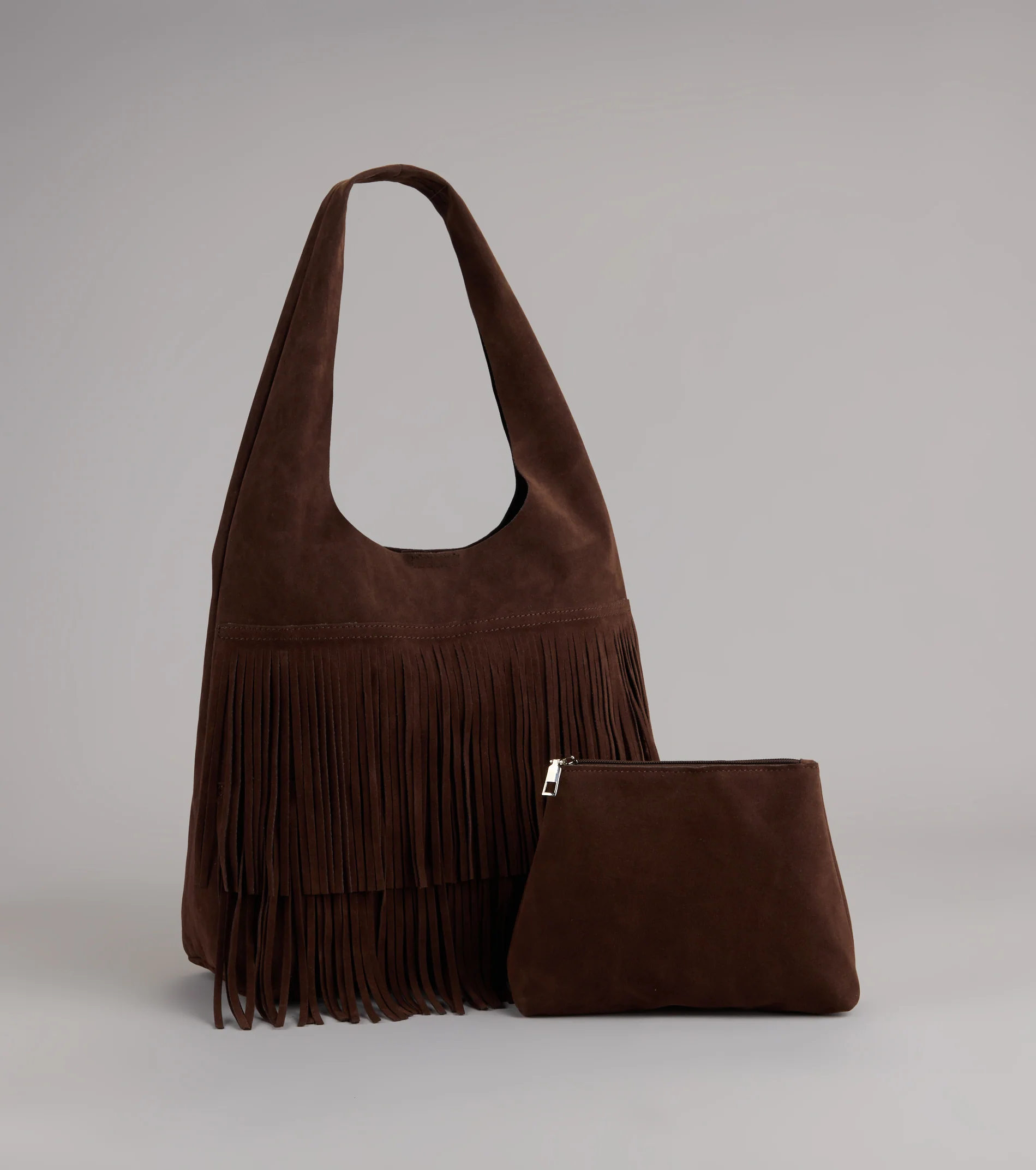 Fringe Benefits Fringe Tote Bag With Pouch