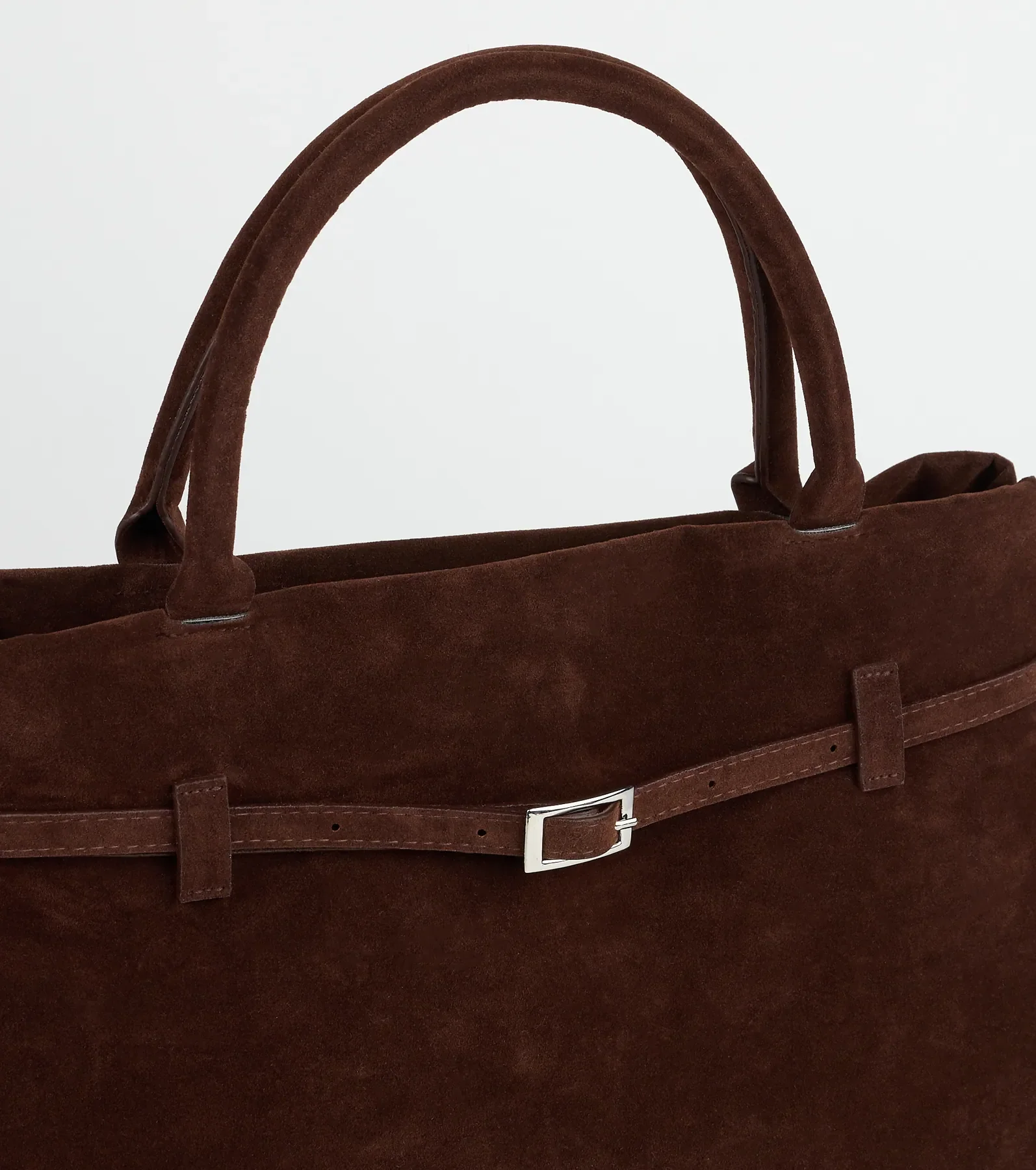 So Elevated Buckle Strap Satchel Bag