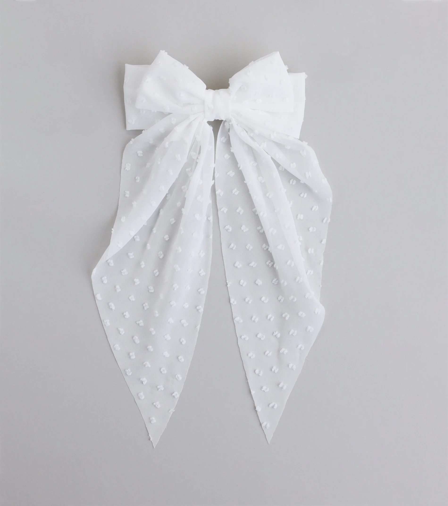 Love In the Air Sheer Hair Bow Clip