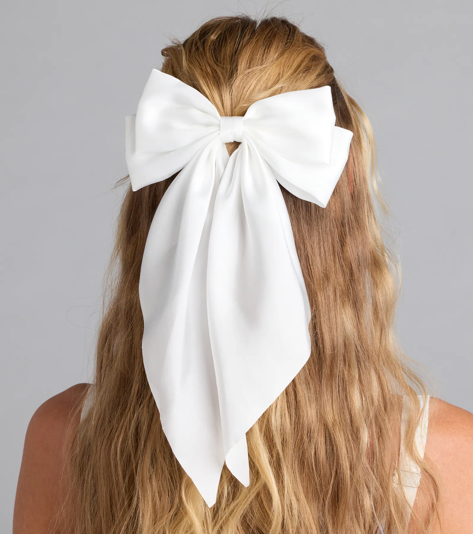 Delicate Glam Large Hair Bow