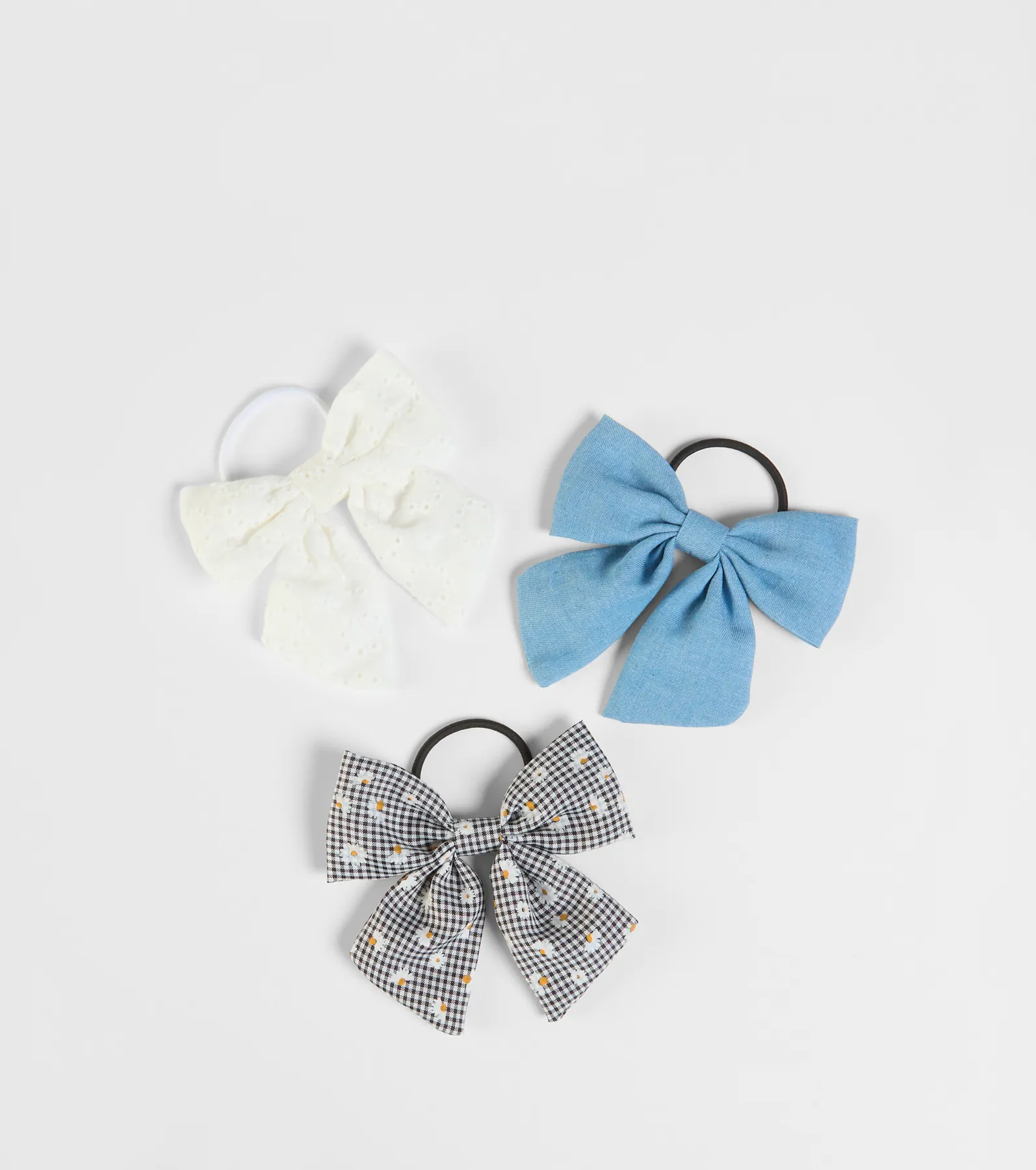Prettiest Girl Three Pack Bow Hair Ties