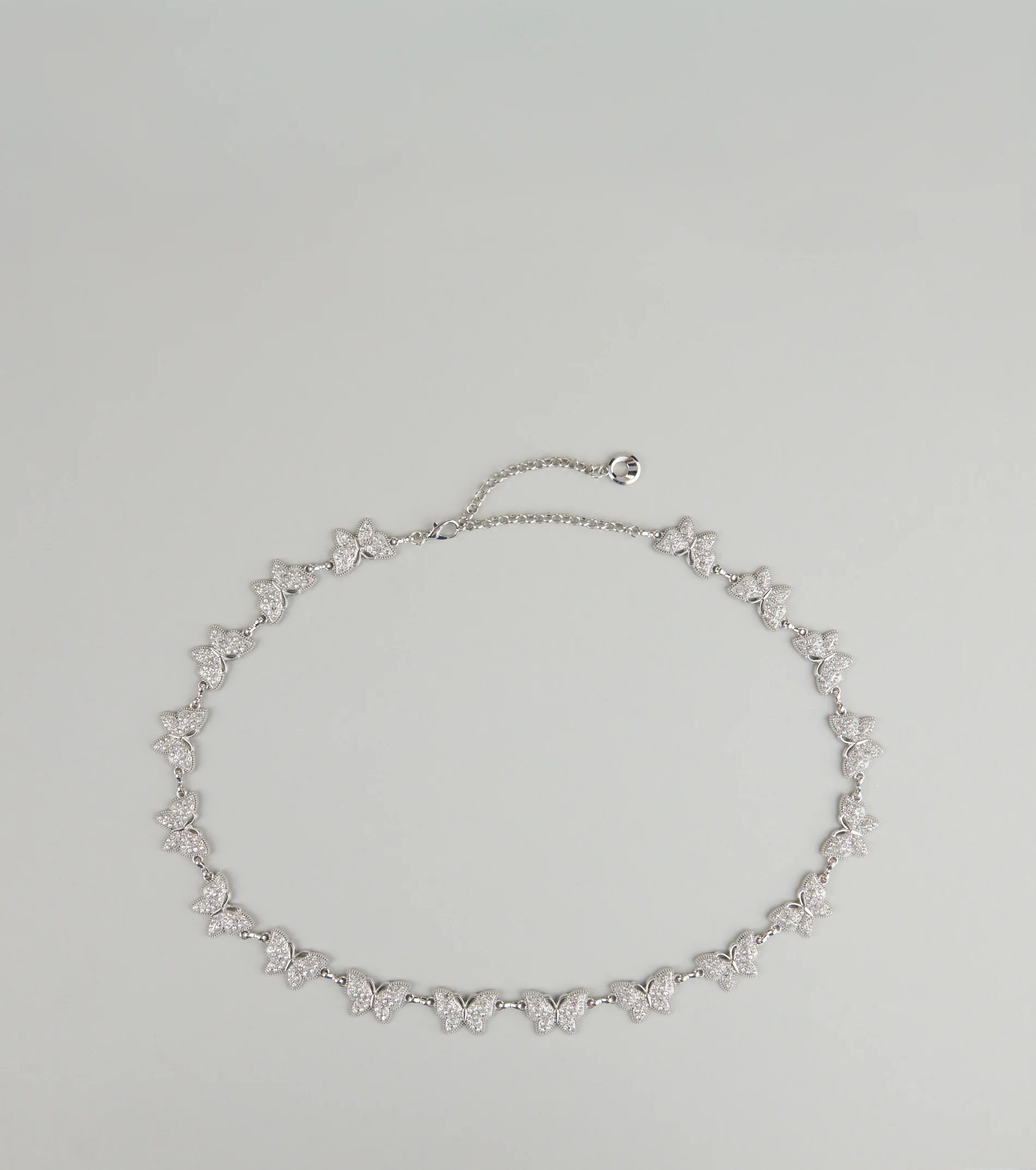 Flutter Effect Butterfly Rhinestone Belt