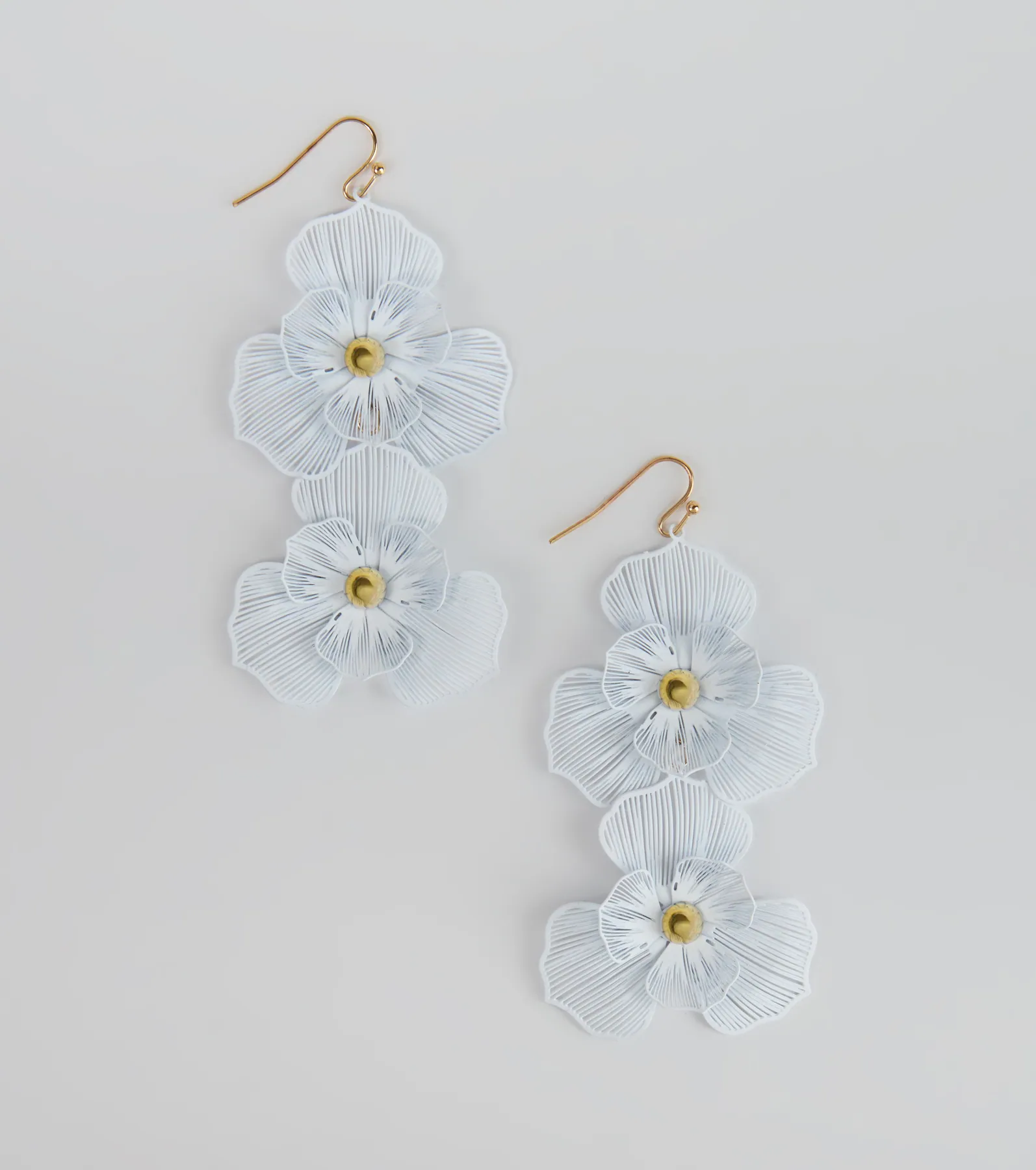 Whimsical Statement Flower Earrings