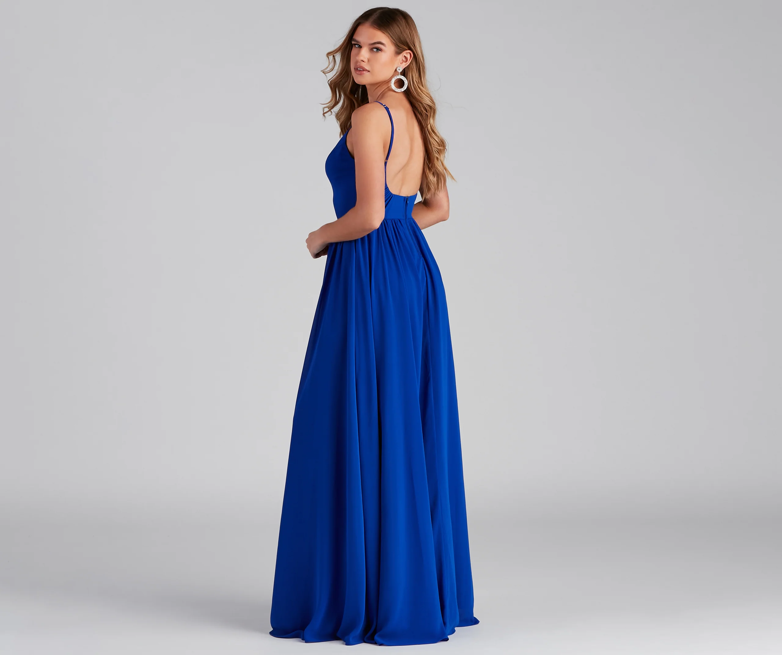 Brailey Formal Chiffon A-Line Long Dress