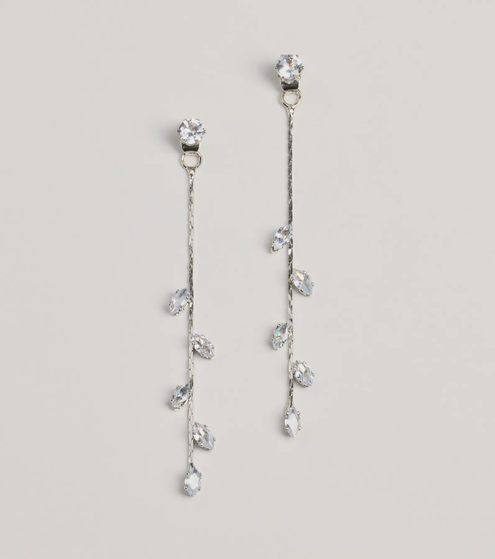 Delicate Bling Rhinestone Stud Earrings