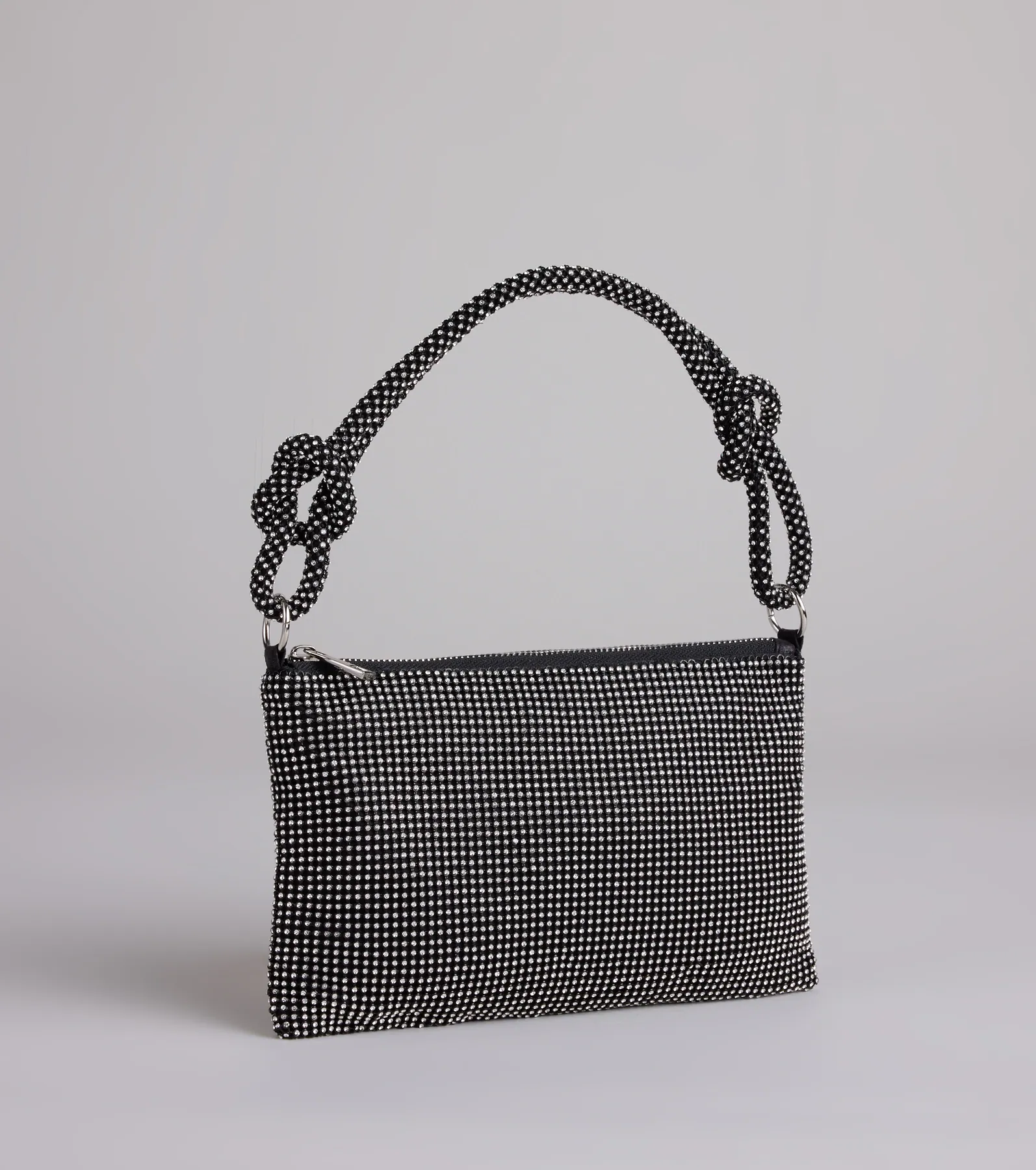Glow Up Tonight Rhinestone Shoulder Bag