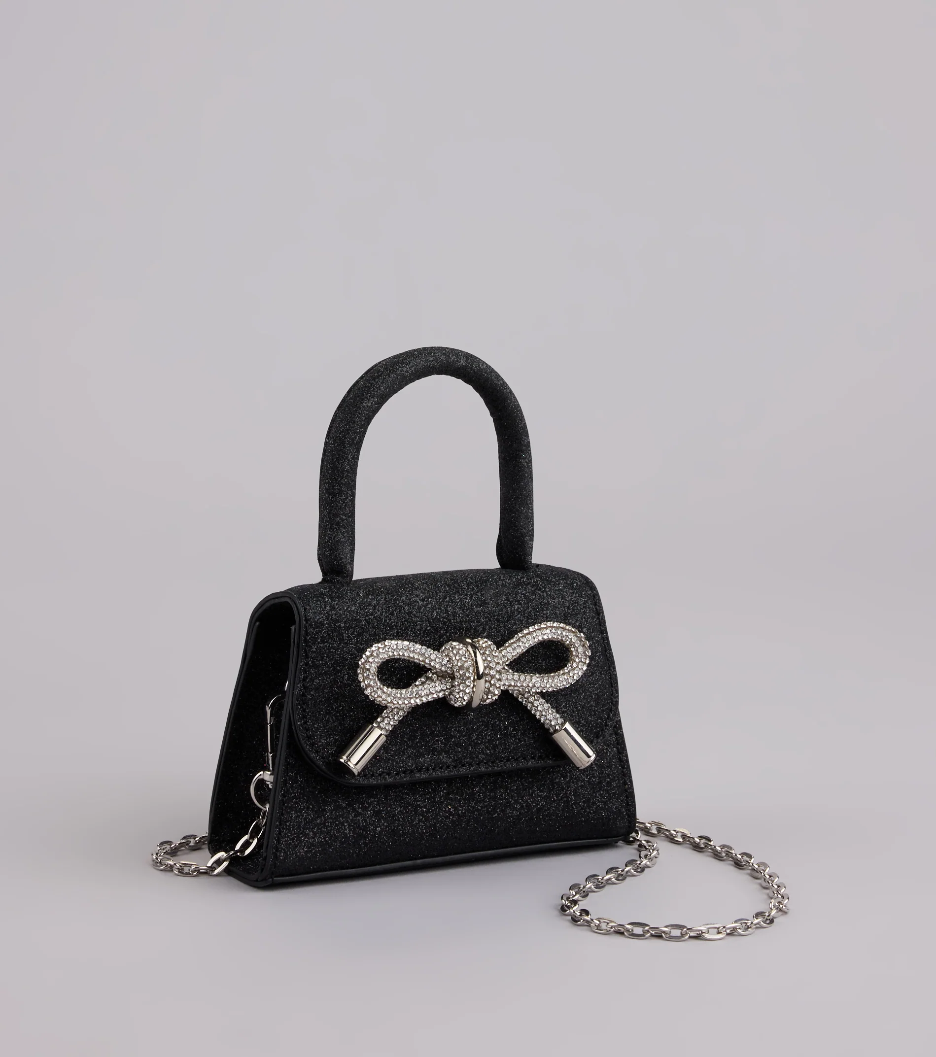 Tie It Together Glitter Mini Bag