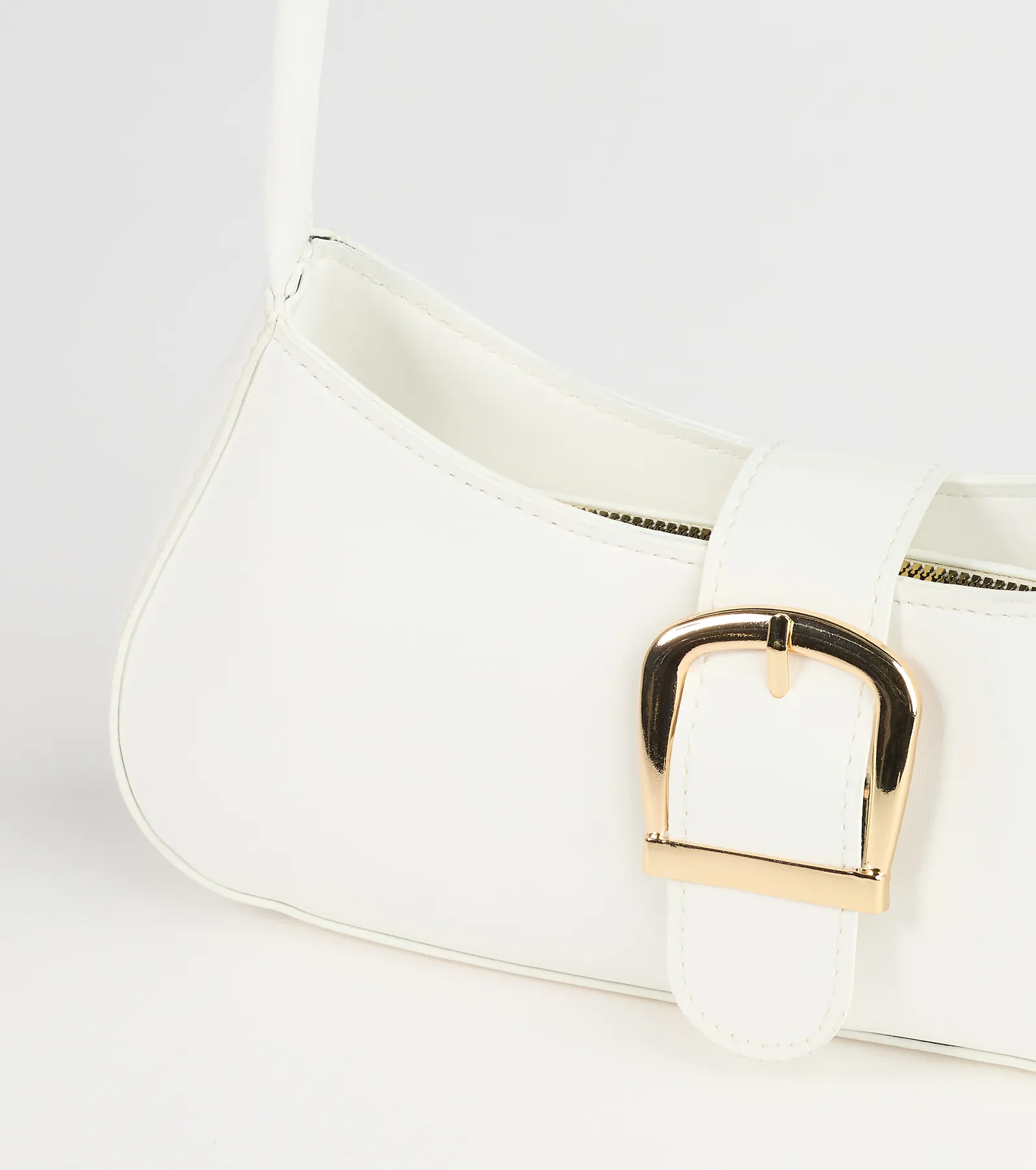 Trendy Girl Buckle Strap Shoulder Bag