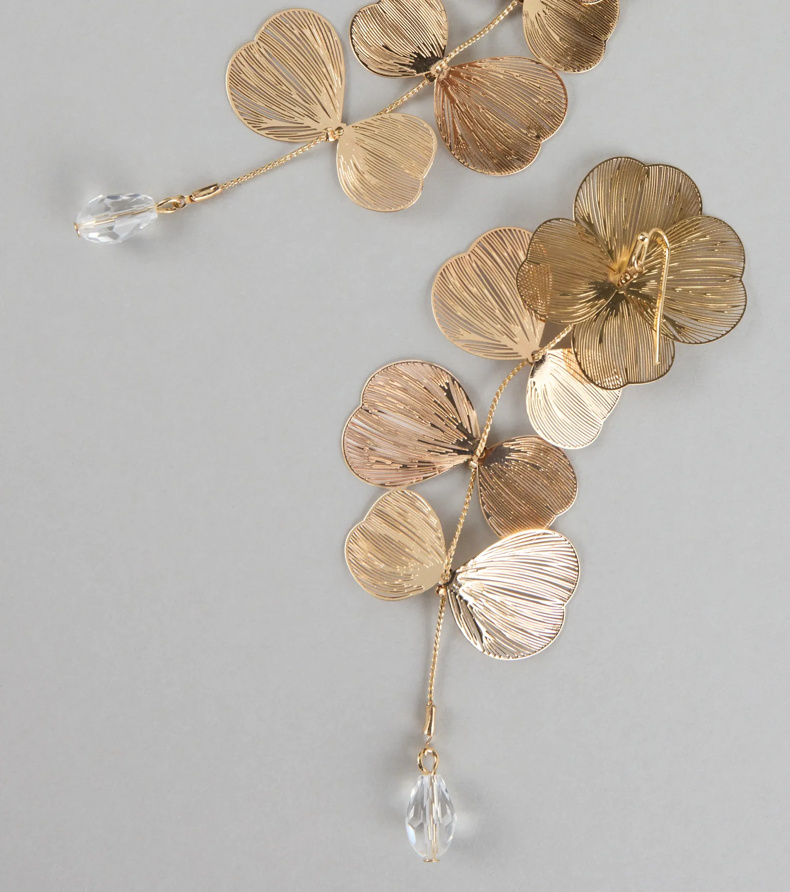 Botanic Chic Textured Leaf Earrings