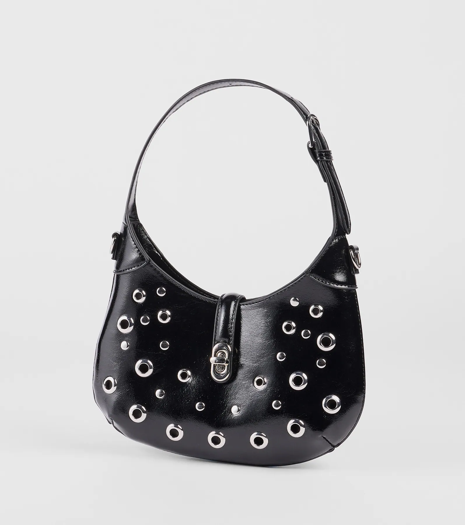 Cool Girl On The Block Studded Shoulder Bag