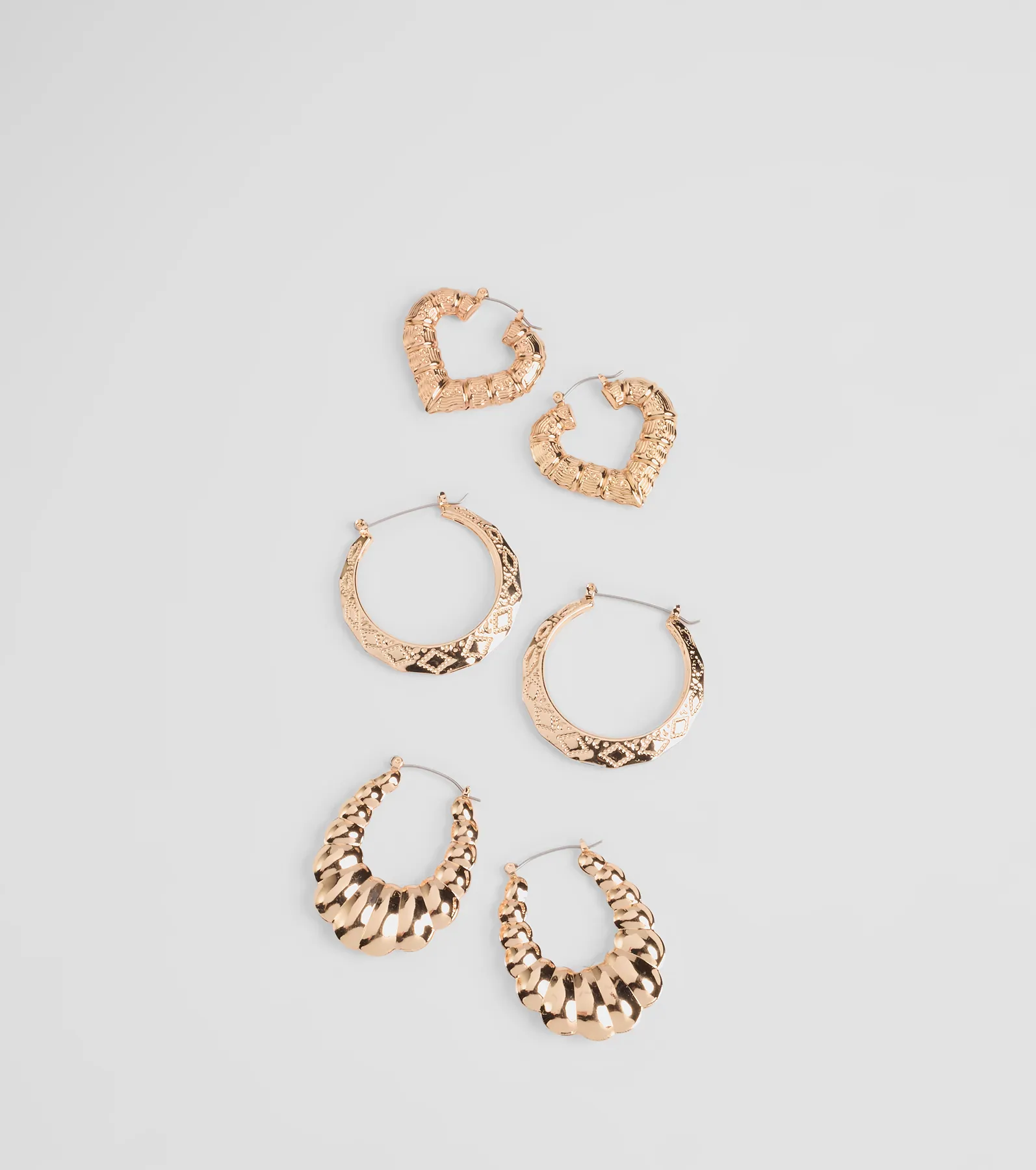Favorite Addition Three-Pack Hoop Earrings