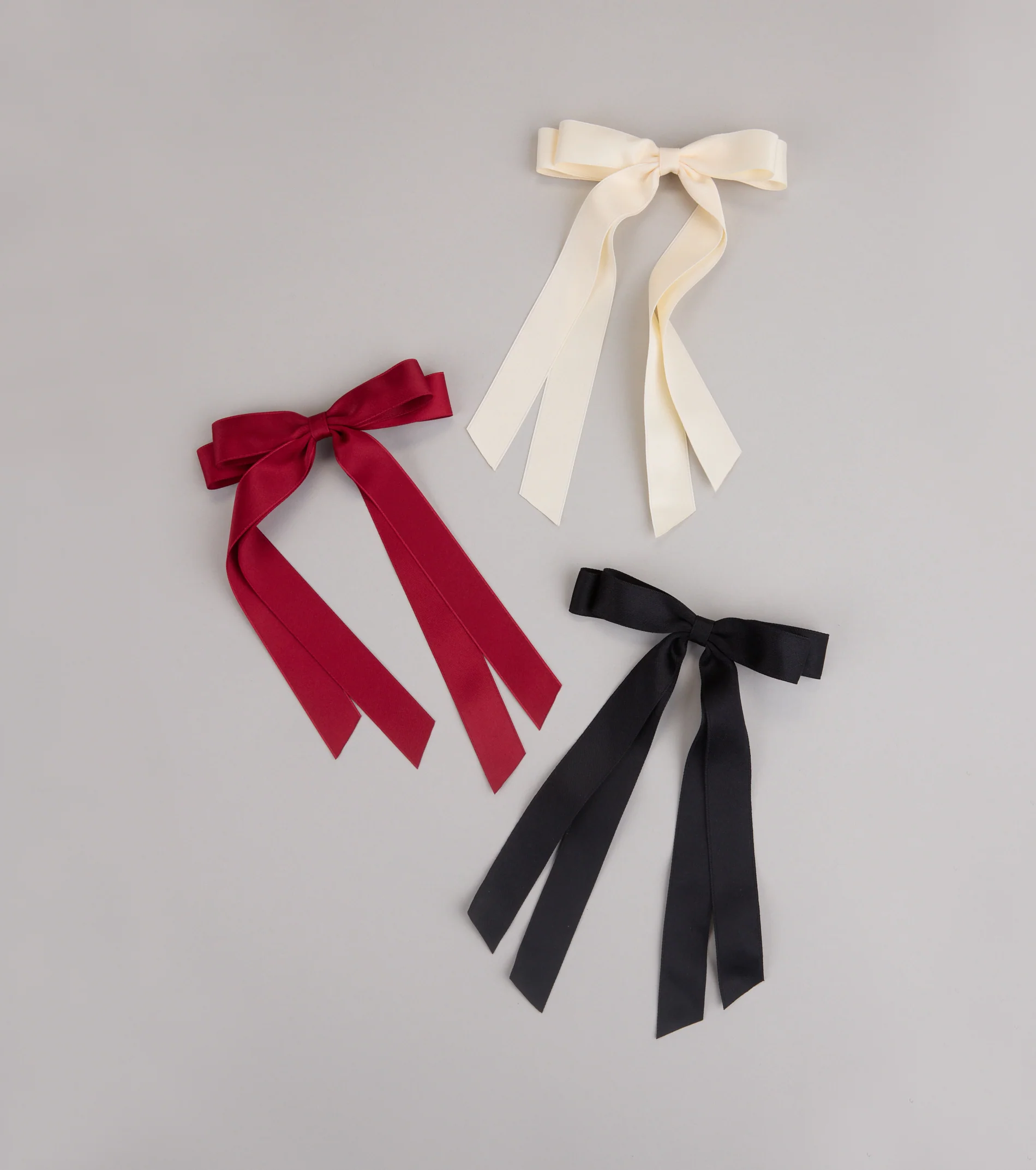Ribbon Revival Hair Bow Three Pack Set