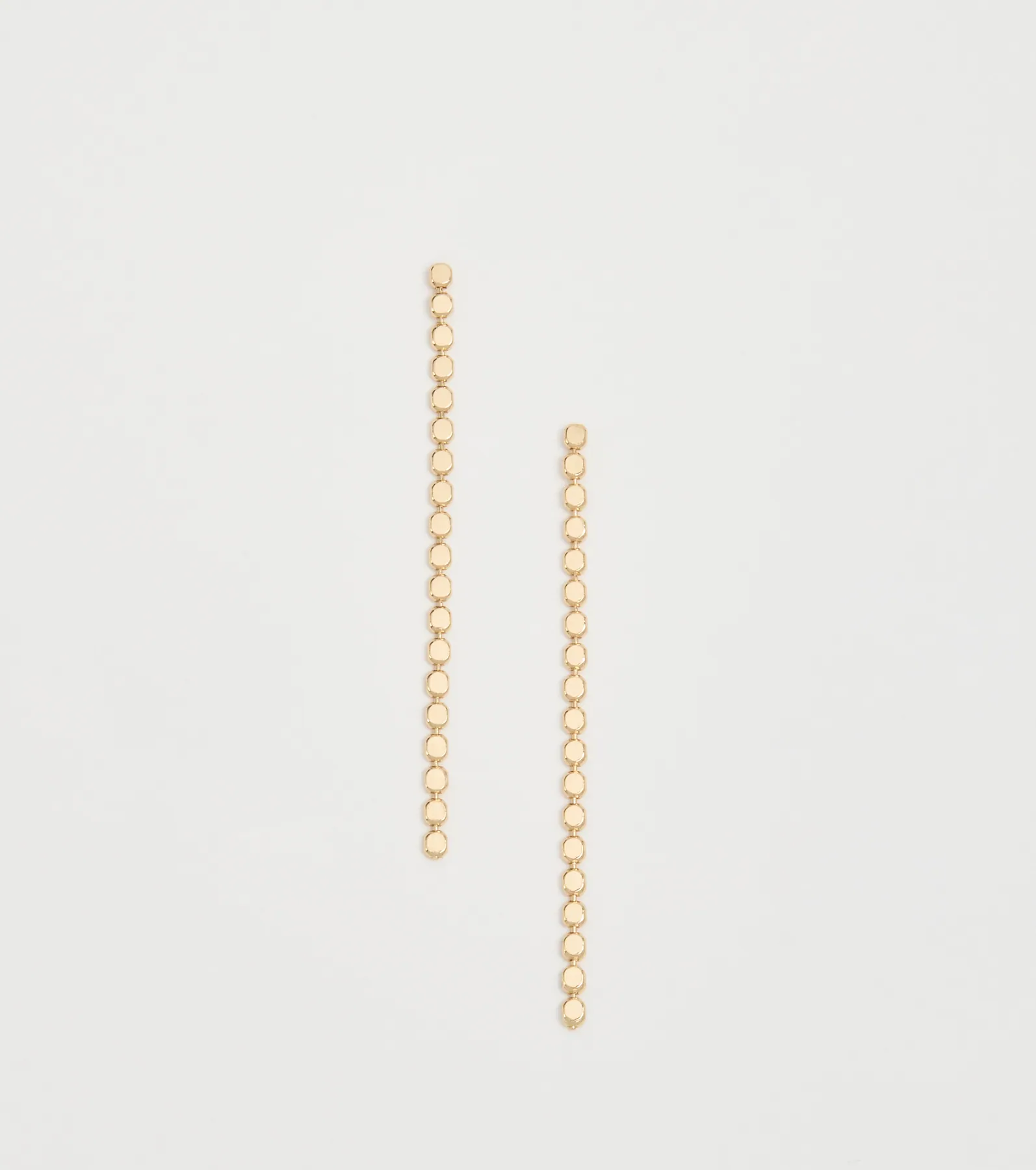 Simple Glam Long Chain Earrings