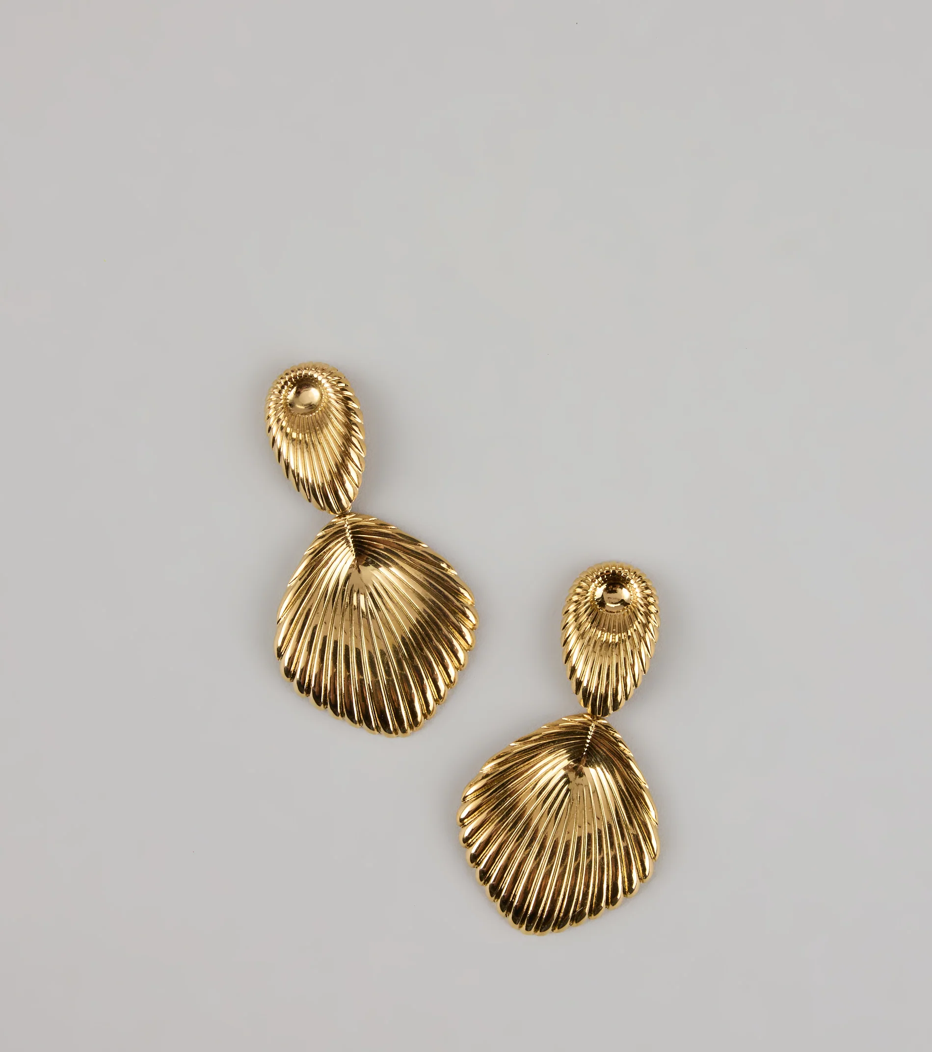 Sunlit Shine Textured Drop Earrings