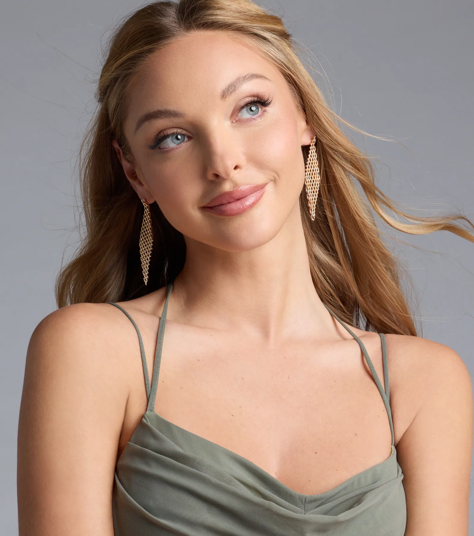 Chic Marvel Mesh Statement Earrings